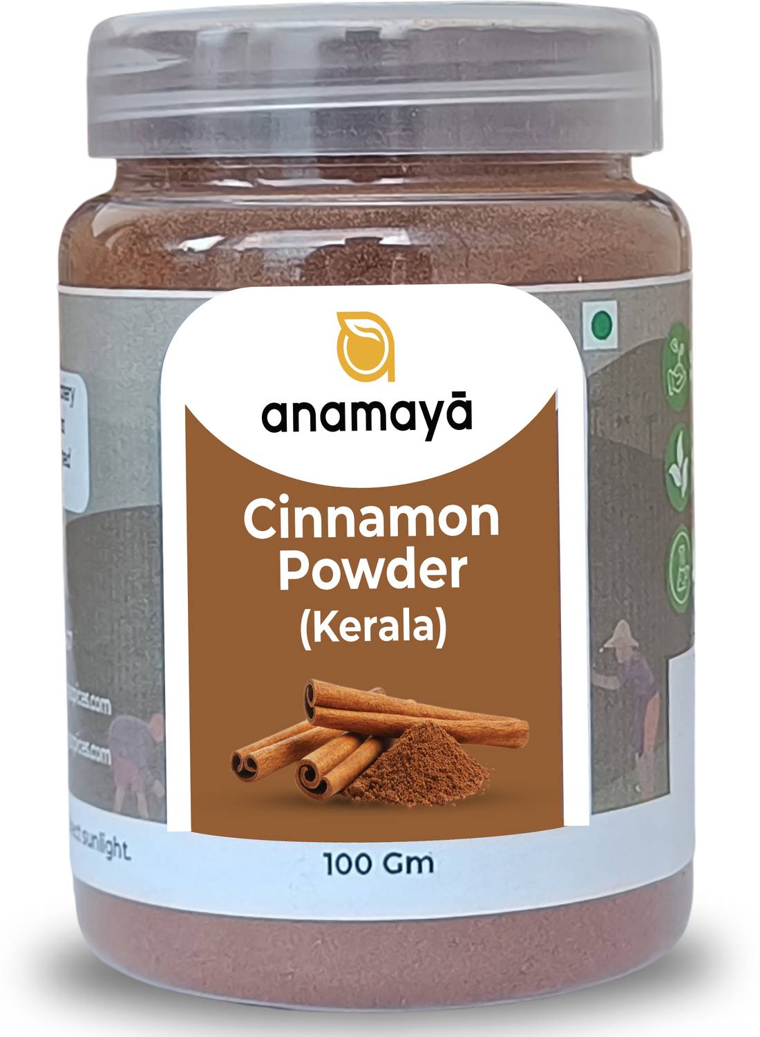 Anamaya Cinnamon Powder | DalChini Powder | 100% Natural & Pure from Meghalaya