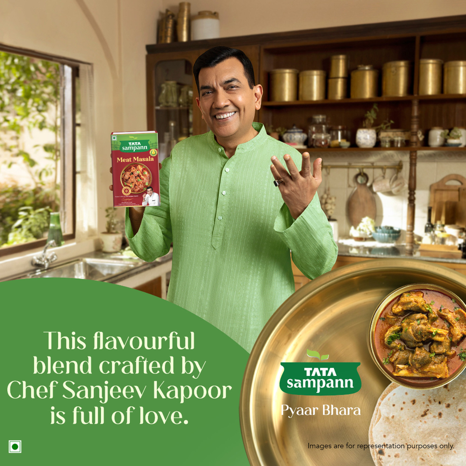 Image of Tata Sampann Meat Masala with Natural Oils, Rich Aroma & Flavour