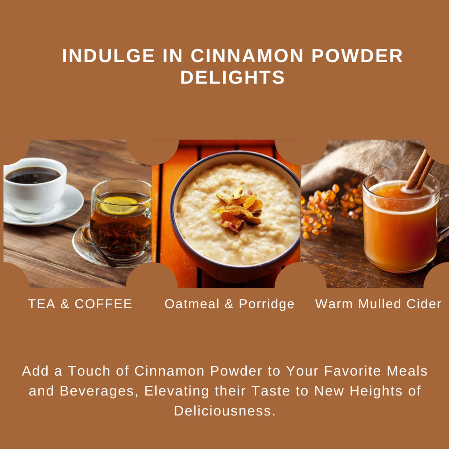 Image of FOODPHENIC Cinnamon (Dalcheeni) Powder Shaker Jar 2 x 100gm / 3.5 oz
