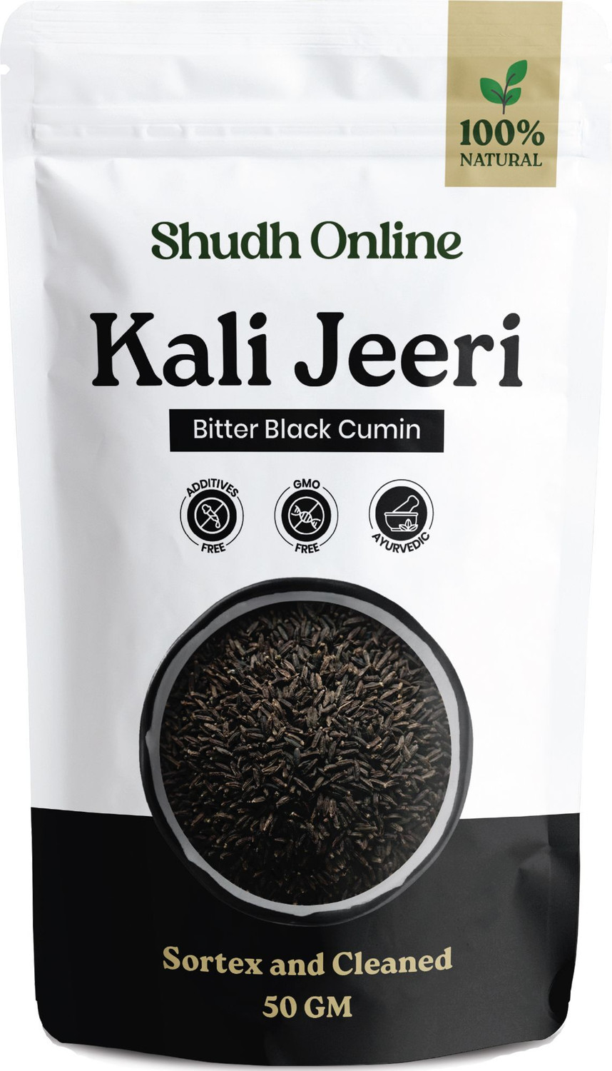 Image of Shudh Online Kali Jeera, Kali Jiri, Kadwa Kaali Jeeri, Nalla Jeelakarra, Black Cumin Seeds, Kadvi Bitter Kalo Jeeri