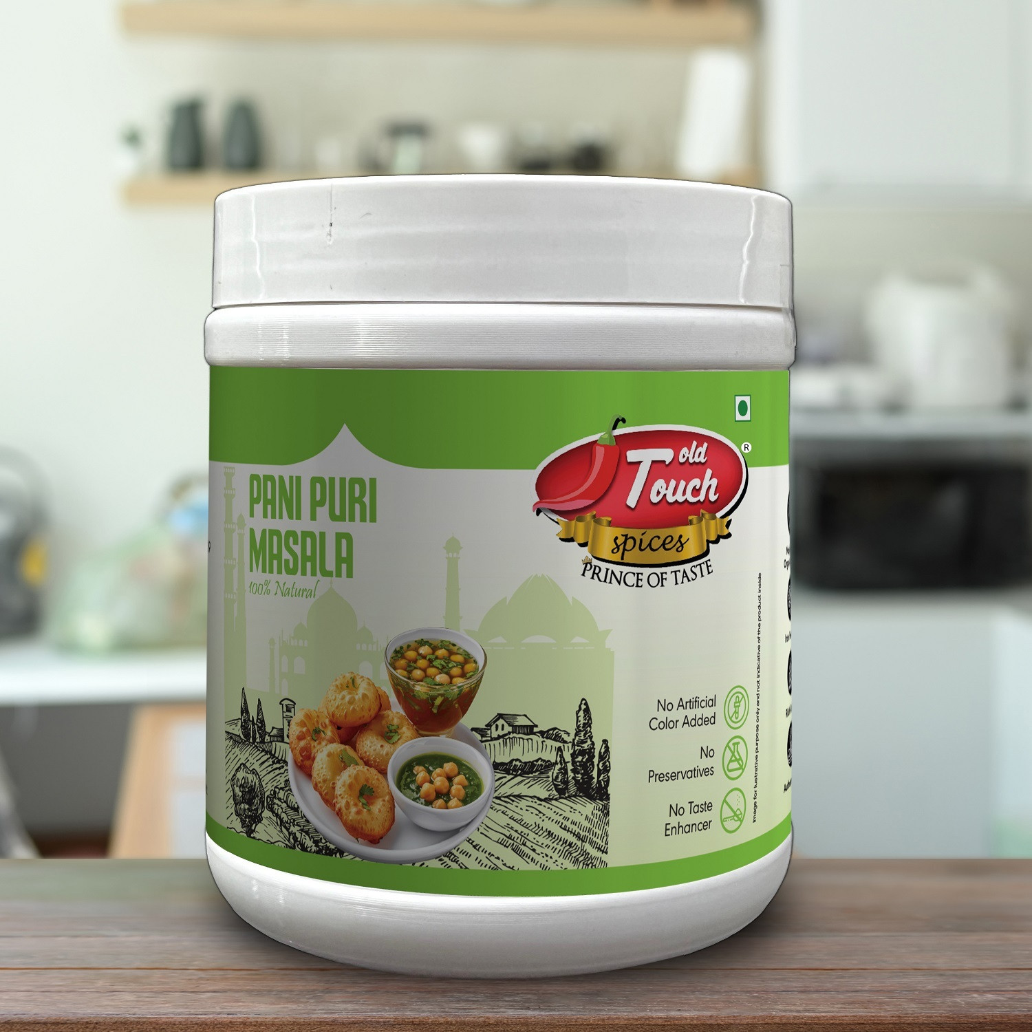 Image of OLD TOUCH 100% Natural Pani Puri Masala Perfect Spice Mix for Tangy and Flavorful PaniPuri
