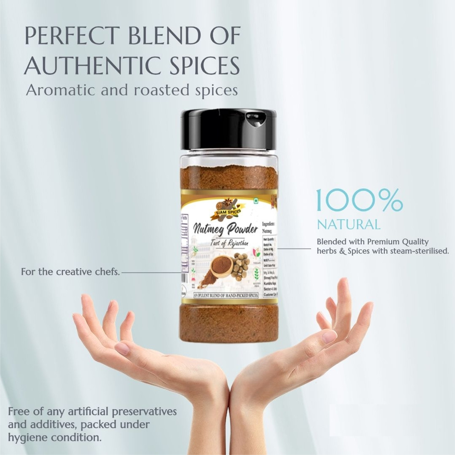 Image of Siam Nutmeg powder Jayfal | Premium Quality | Natural Aroma |