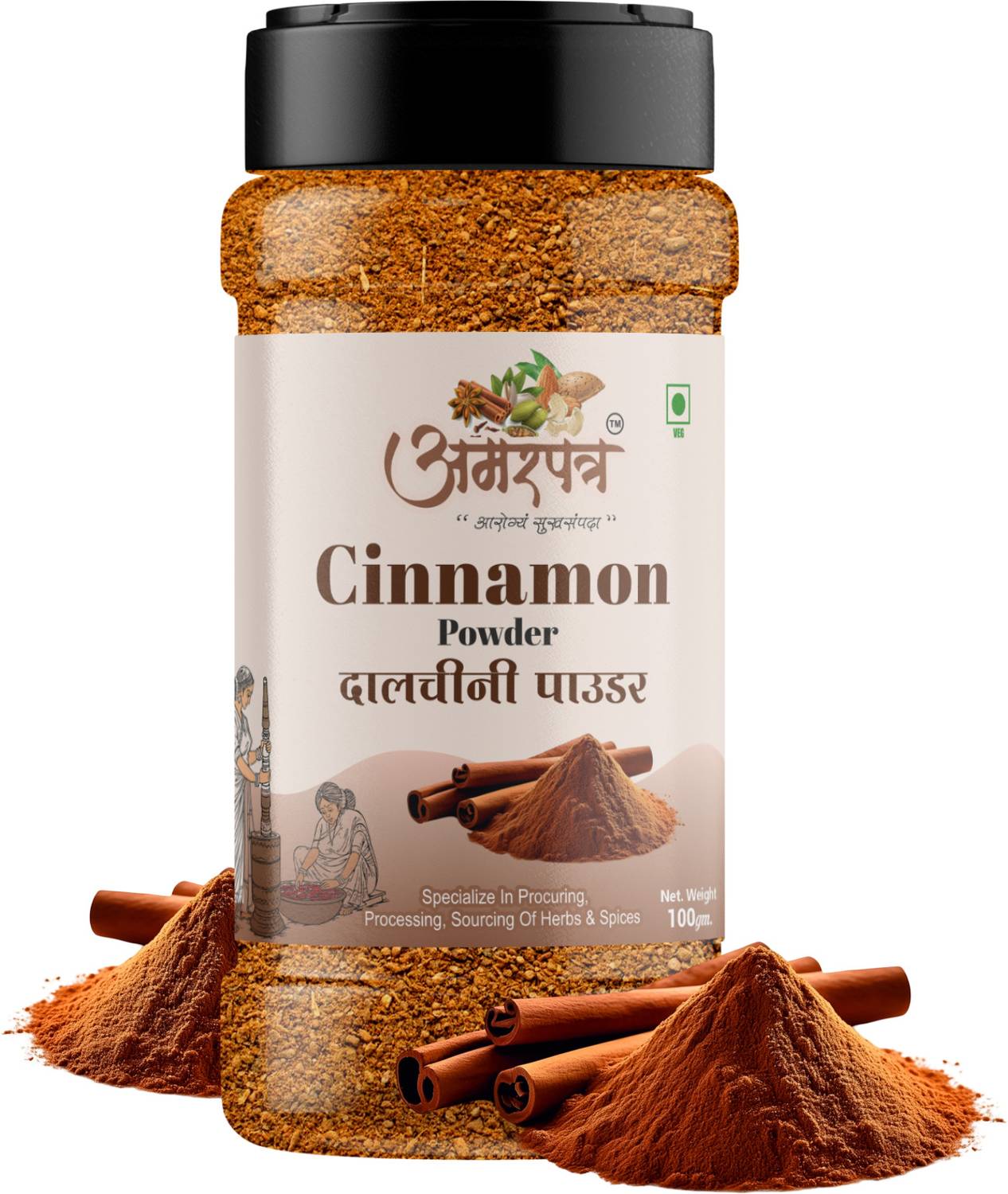 AMARPATRA CINNAMOM DALCHINI POWDER PREMIUM QUALITY