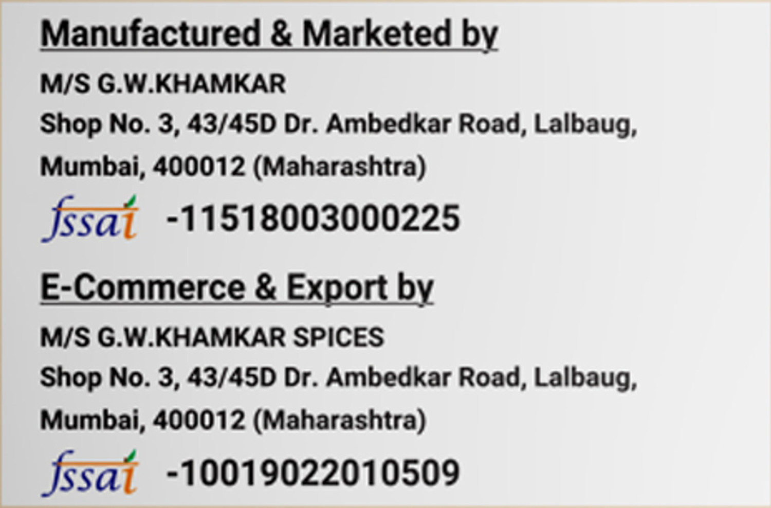 Image of GW Khamkar Special Agri-Koli Masala, Spices, Taste of 87 Years' Experience