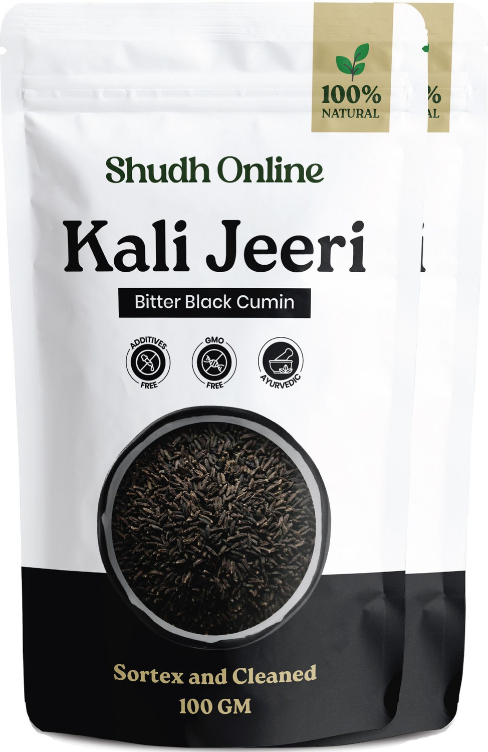 Image of Shudh Online Kali Jeera, Kali Jiri, Kadwa Kaali Jeeri, Nalla Jeelakarra, Black Cumin Seeds, Kadvi Bitter Kalo Jeeri