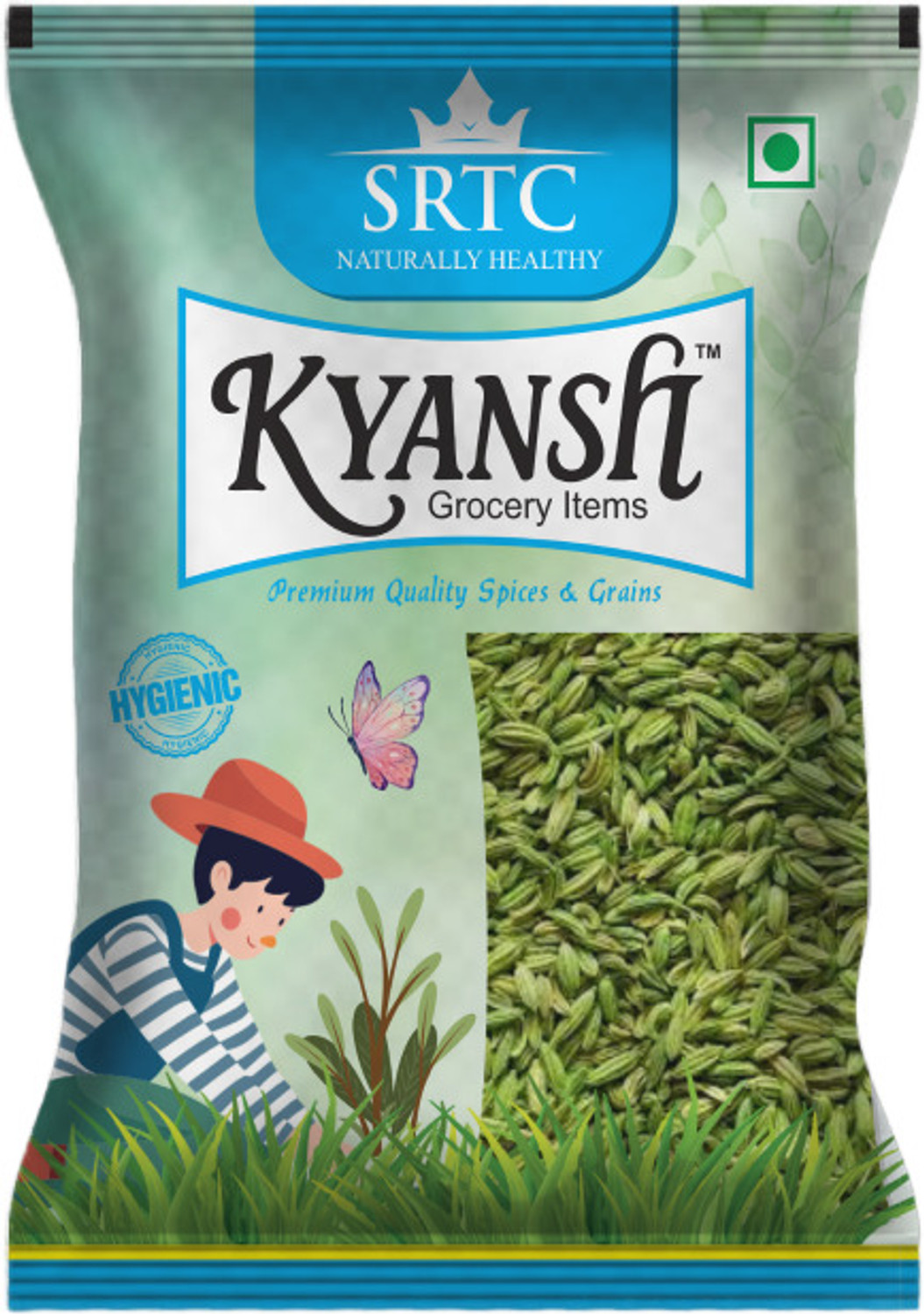 Image of Kyansh 1kg Pack of Premium quality Saunf (Fennel Seeds)