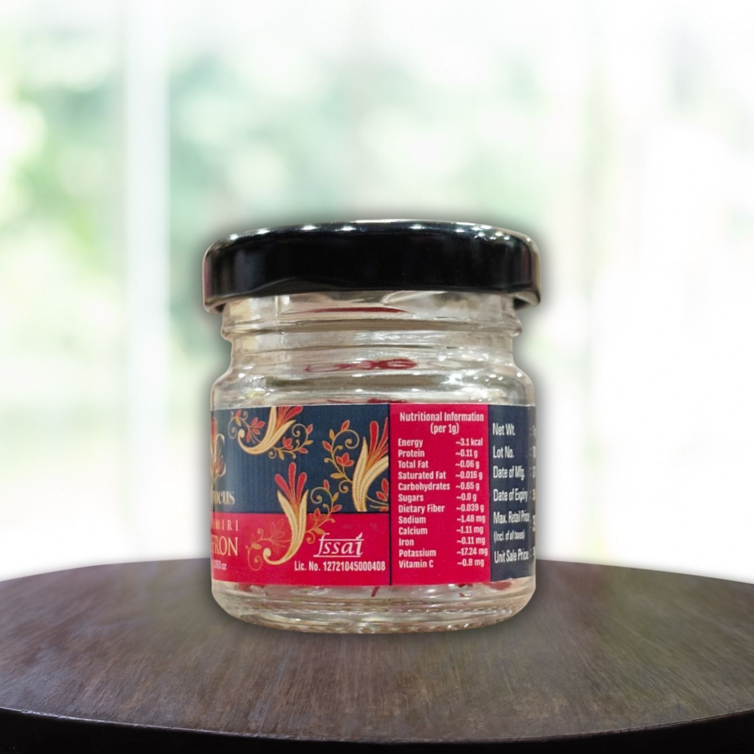 Image of SAFFROCUS Kashmiri Saffron Pure Kesar | Premium Kesar for Cooking, Pooja & Skincare
