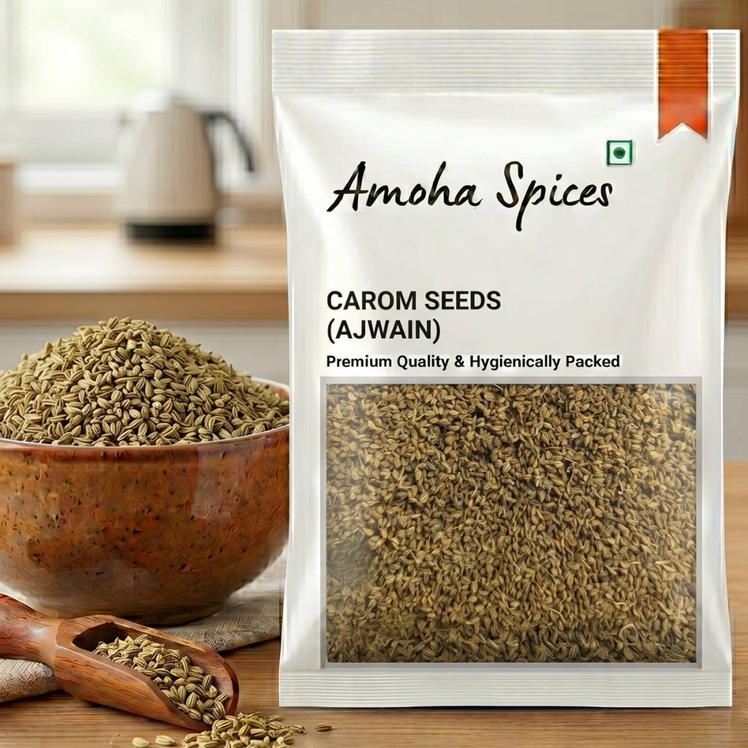 Amoha Spices Ajwain 100g - Carom Seeds 100gm whole