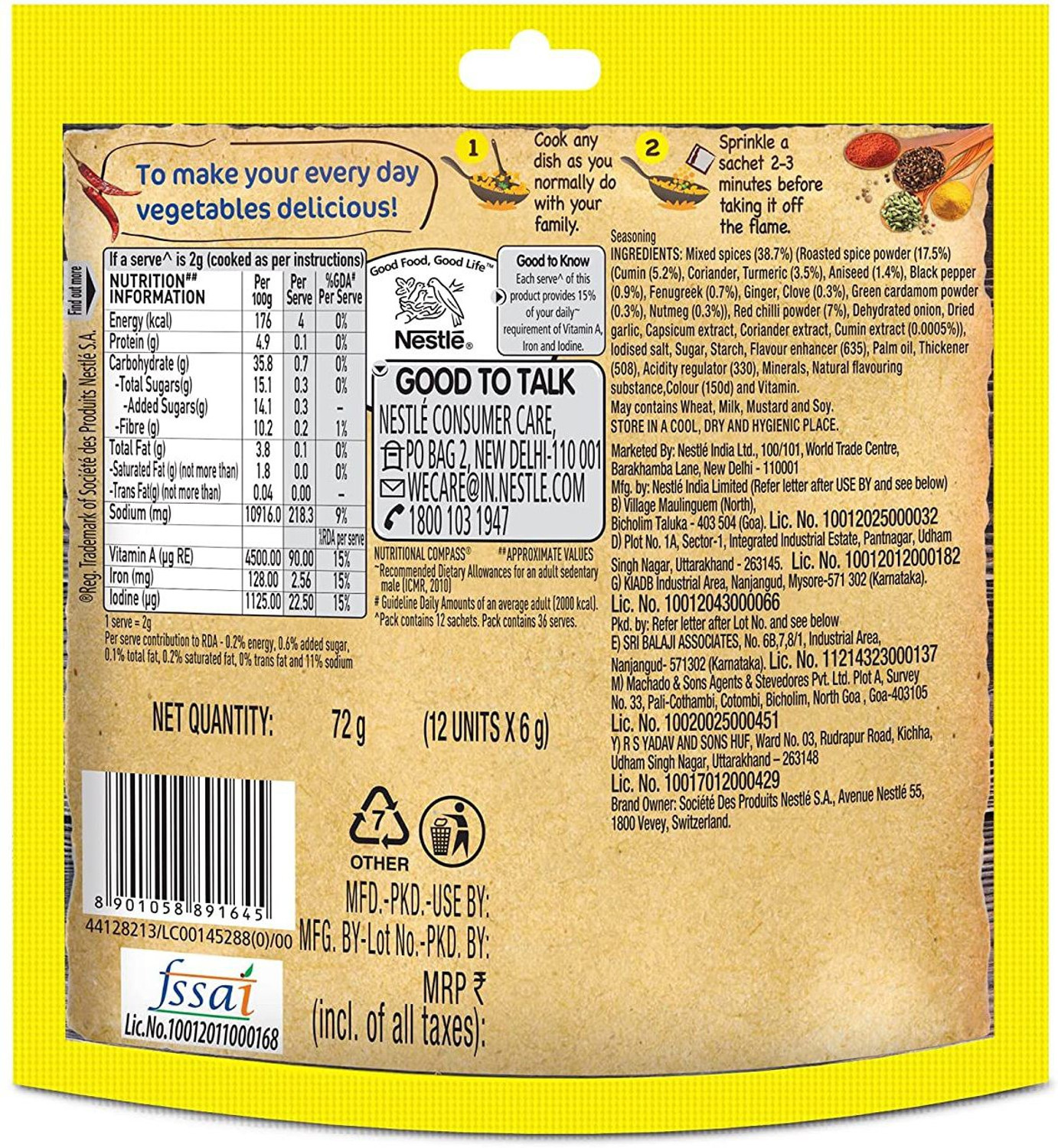 Image of Maggi Masala-ae-Magic Vegetable Masala