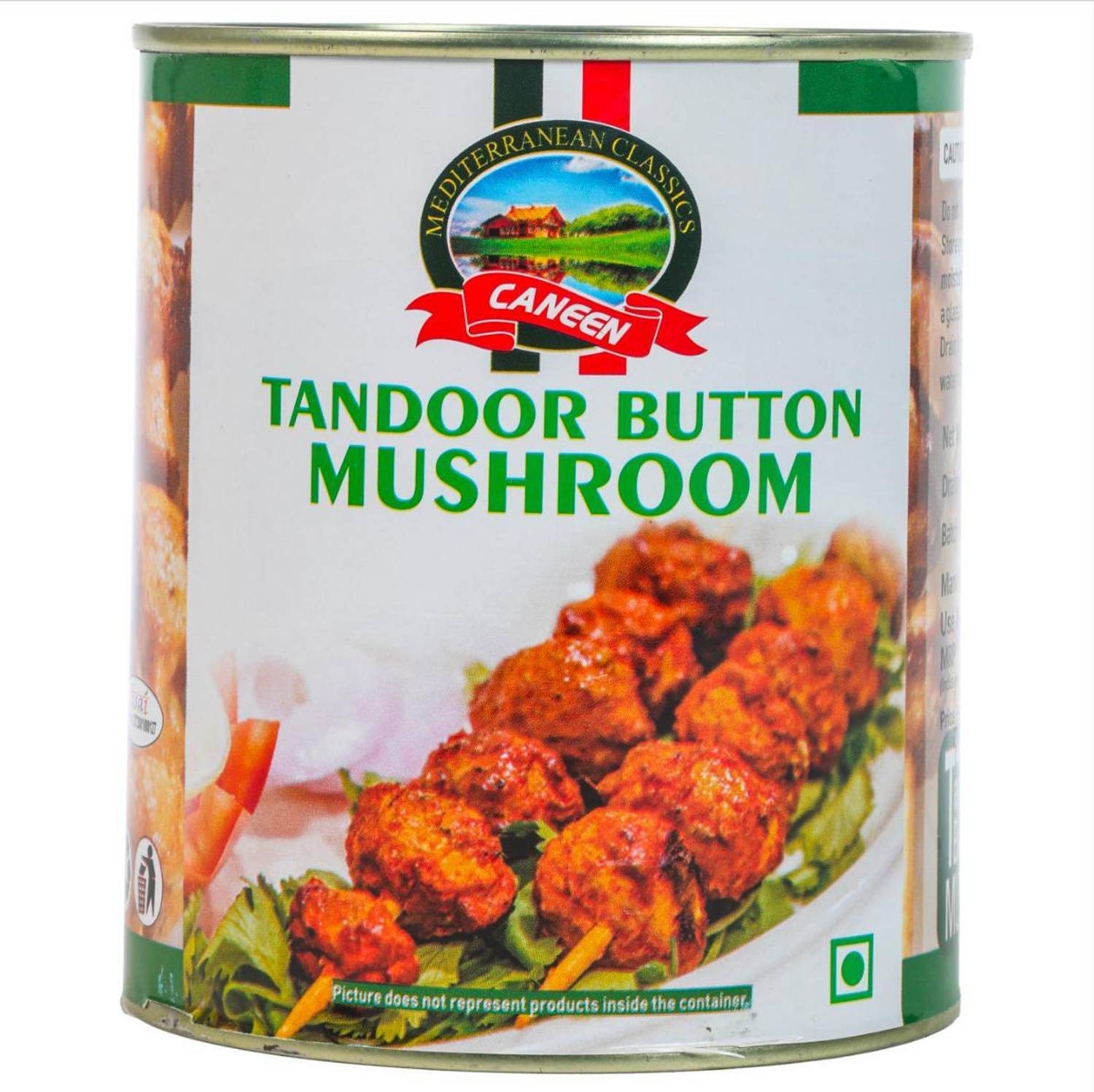 caneen TANDOOR BUTTON MUSHROOM | Marinated Mushroom for Bbq, Grilling,Wraps,Salads| Mushroom