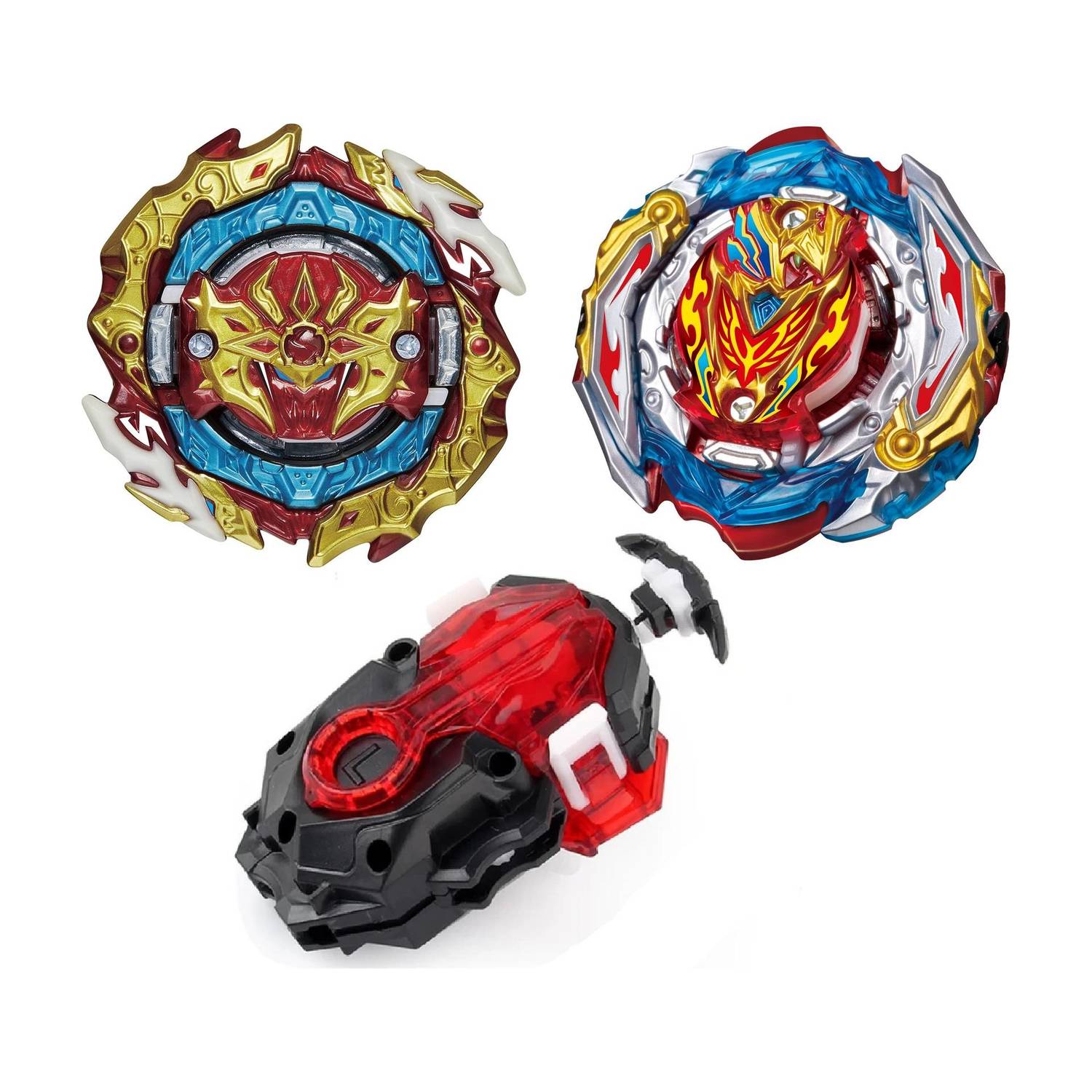 CrazyBuy Beyblade Bust B-188 & B-201 With Launcher - Image 1