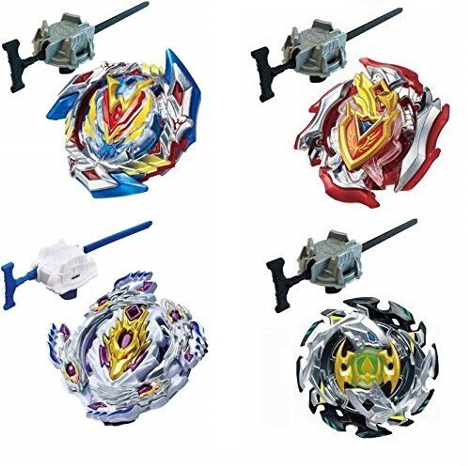 Bestie Toys Bayblades Set with 4 Warriors - Image 1