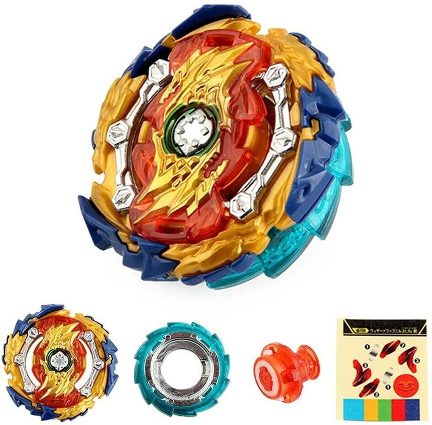 Image of BLADEKING BEYS Rndom Booster B139 Wizard Faf'+ B122 Zinc Alloy Geist Faf' + B79 Drain Faf'