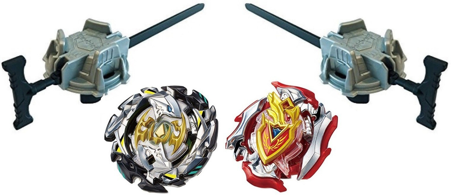 Image of Bestie Toys Bayblade #105+116 Zet Achilles & Emperor Forneus pack of 2