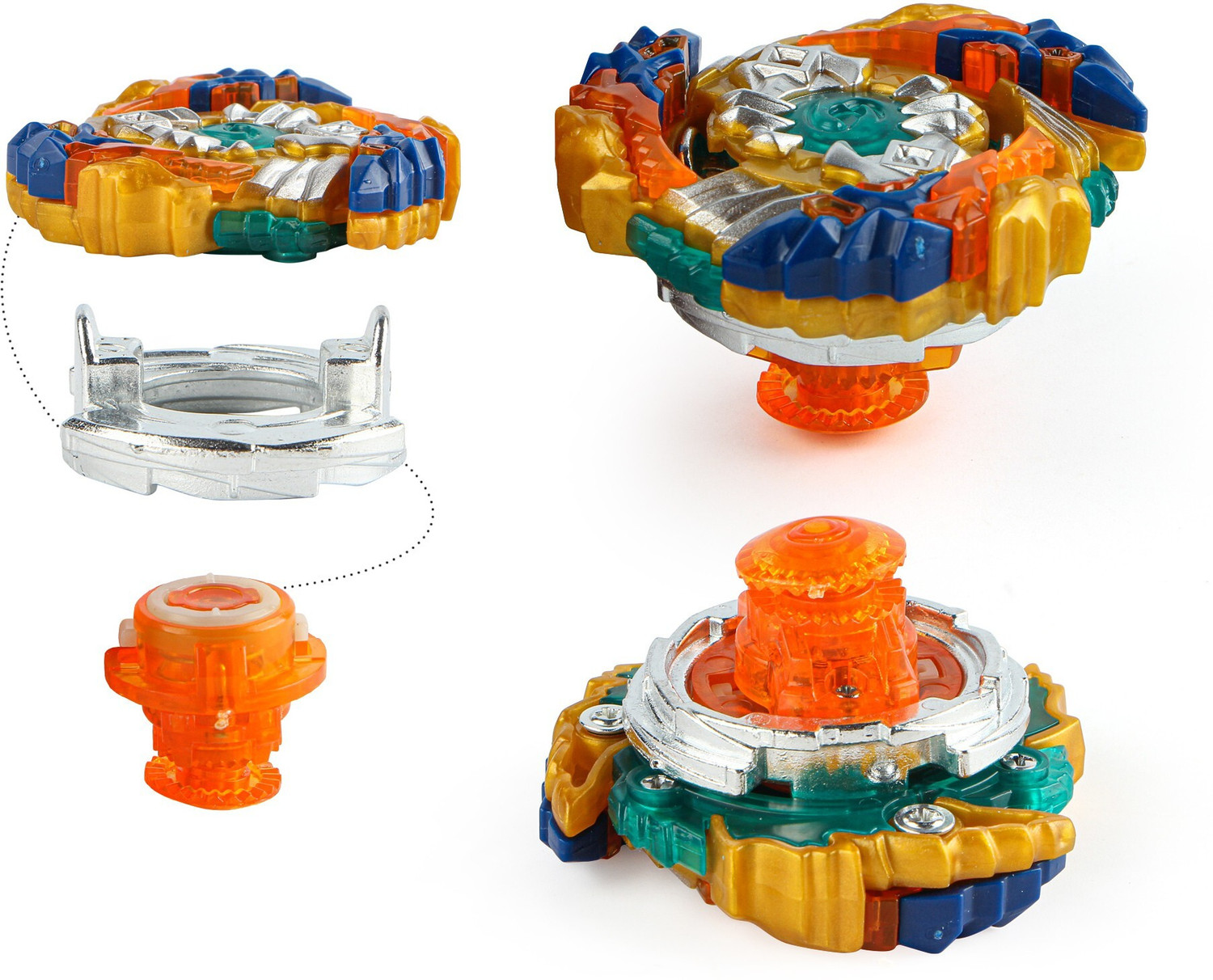 Image of BLADEKING BEYS Rndom Booster B139 Wizard Faf'+ B122 Zinc Alloy Geist Faf' + B79 Drain Faf'