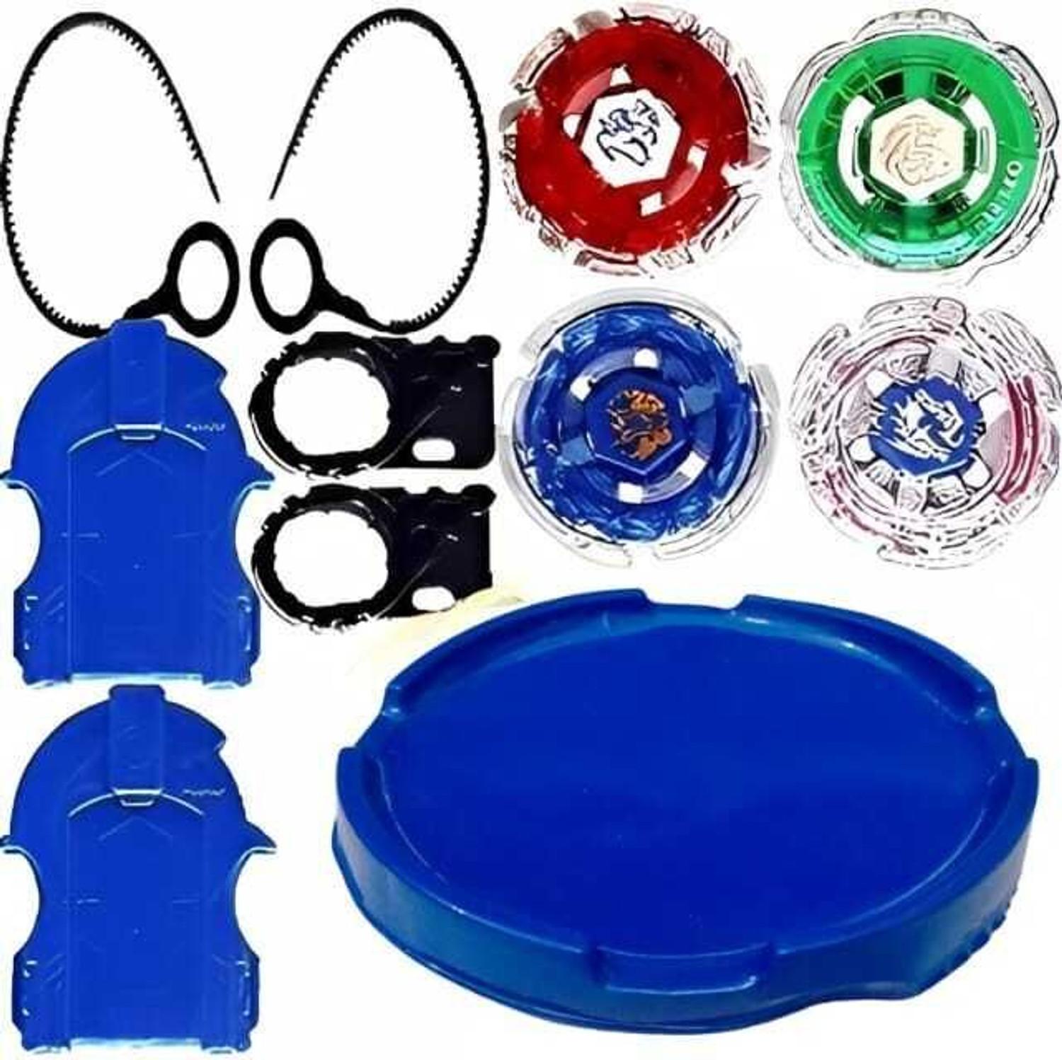 Caught Trendy 4D Metal Fusion Spinning Top Set with Stadium Arena & 2 Launchers
