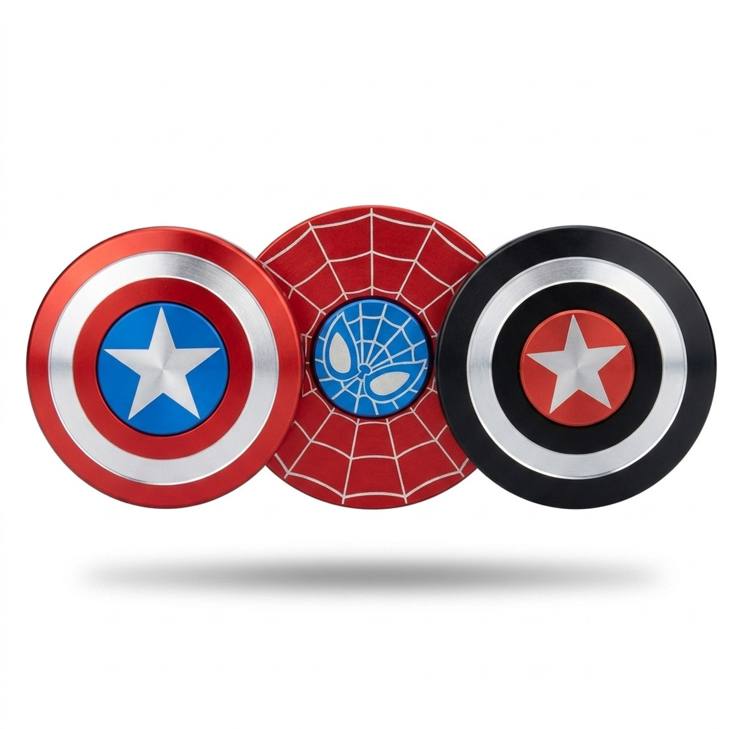 Image of Treo comm Spinner Toys For Kids / 3 pcs Captain America Spinner / Fridge Spinner