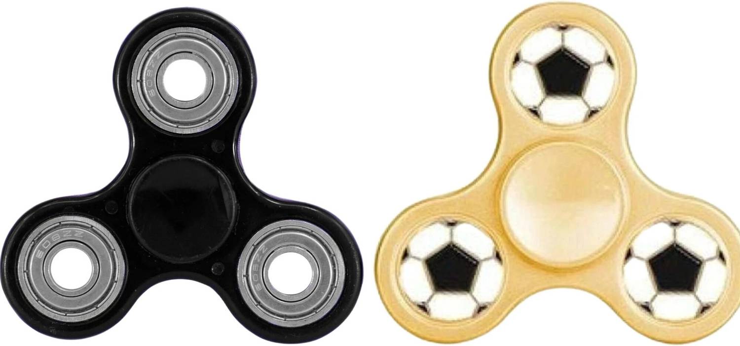 PREMSONS Fidget Spinner Football Metal Triangular Head Ultra Speed