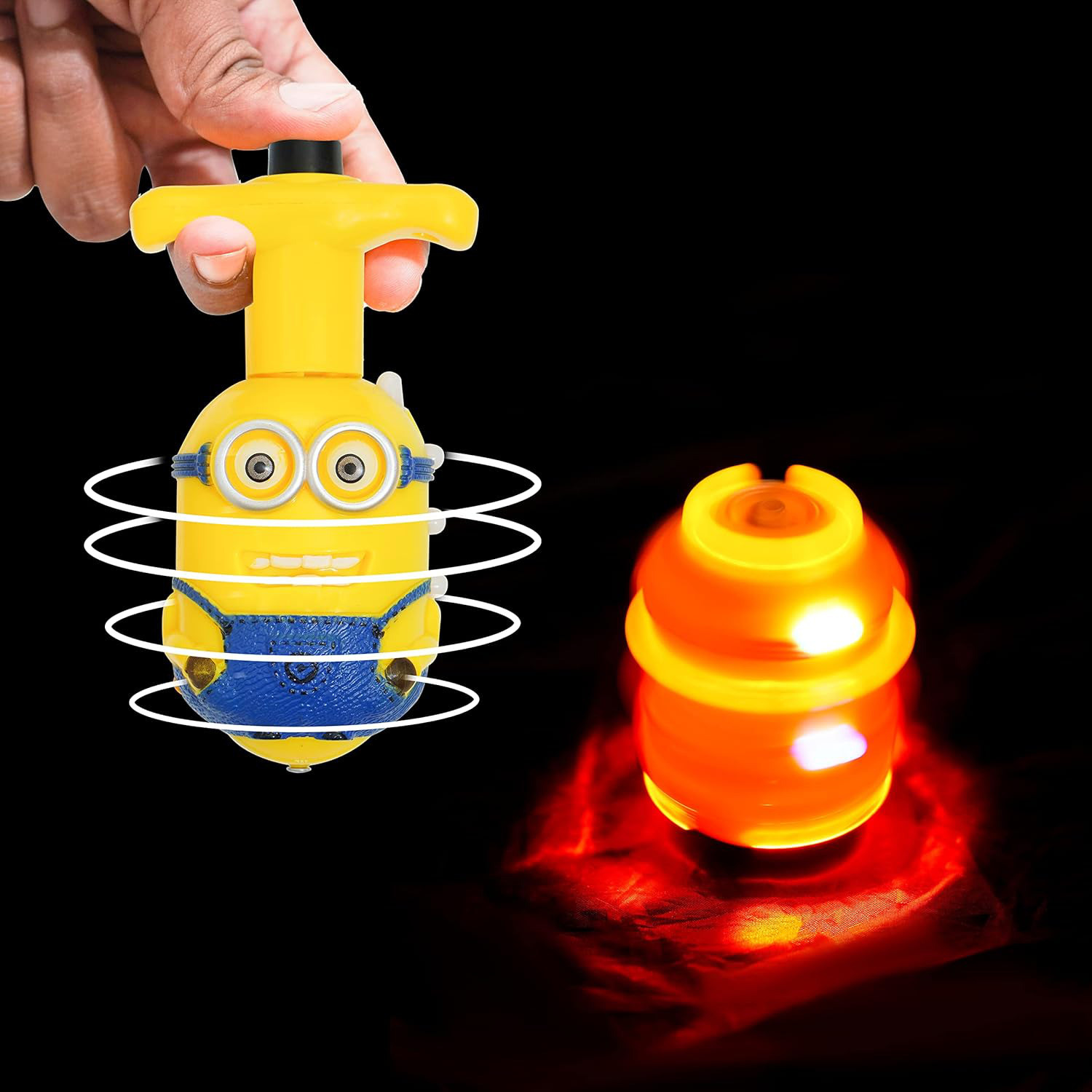 Image of OANGO MINUNTOP Spinning Top Magic Latto Toy Top with LED Lights Music Toy for Kids