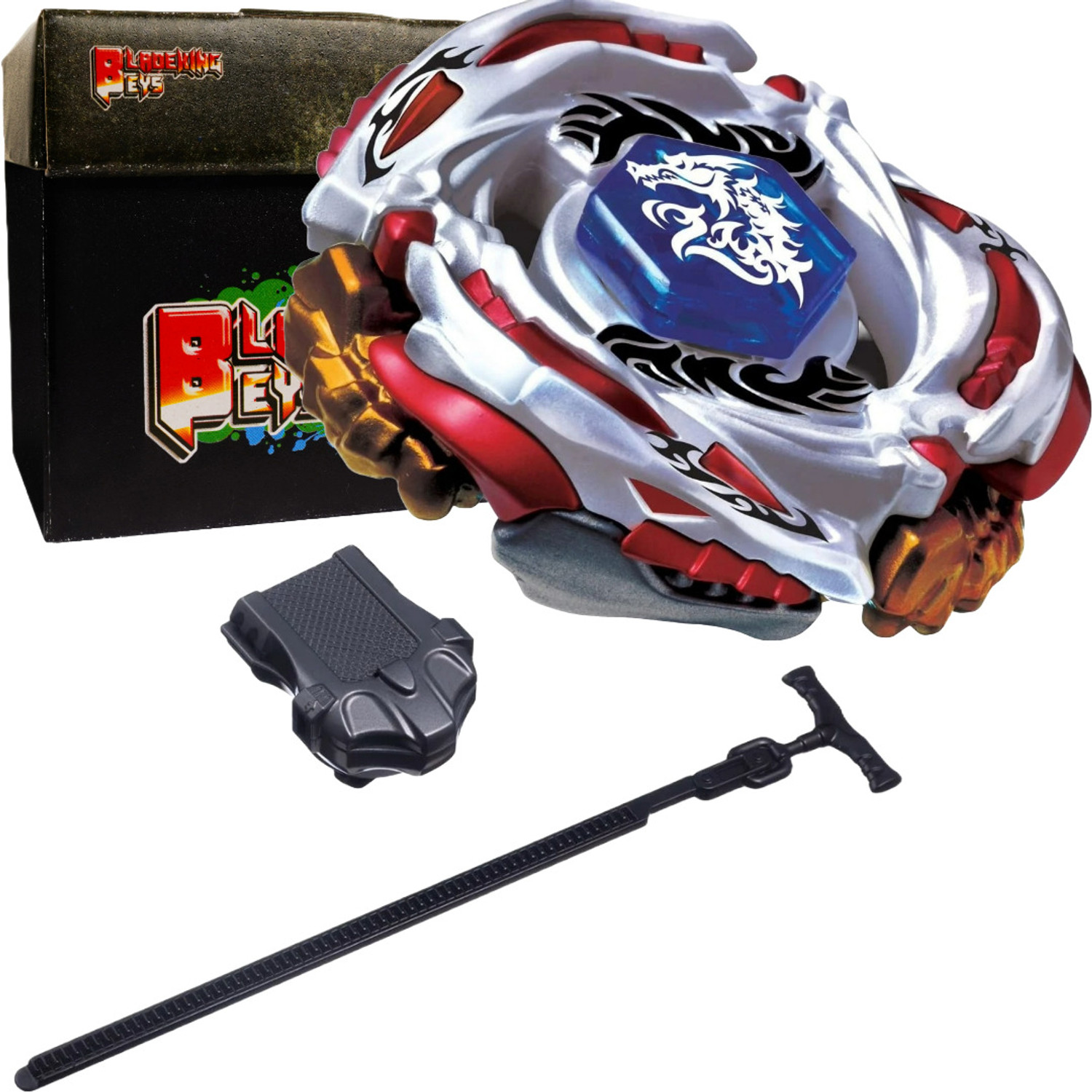 Image of BLADEKING BEYS B88 Meteo L-Drago LW105LF Metal Fusion set + pull rule launcher+Toy storage Box