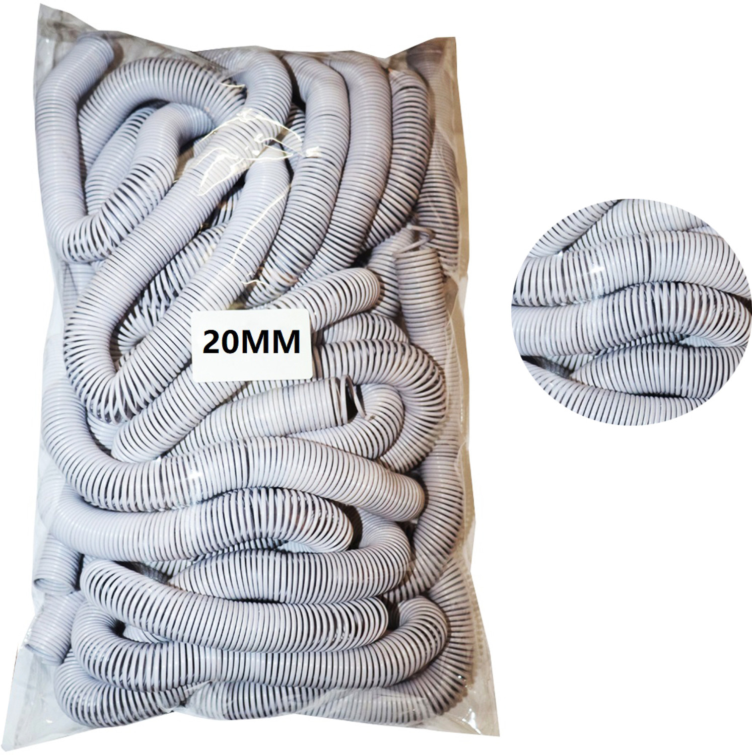 Image of Kosh Spiral Binding Ring White 20 mm (1 Packet) Manual Ring Binder