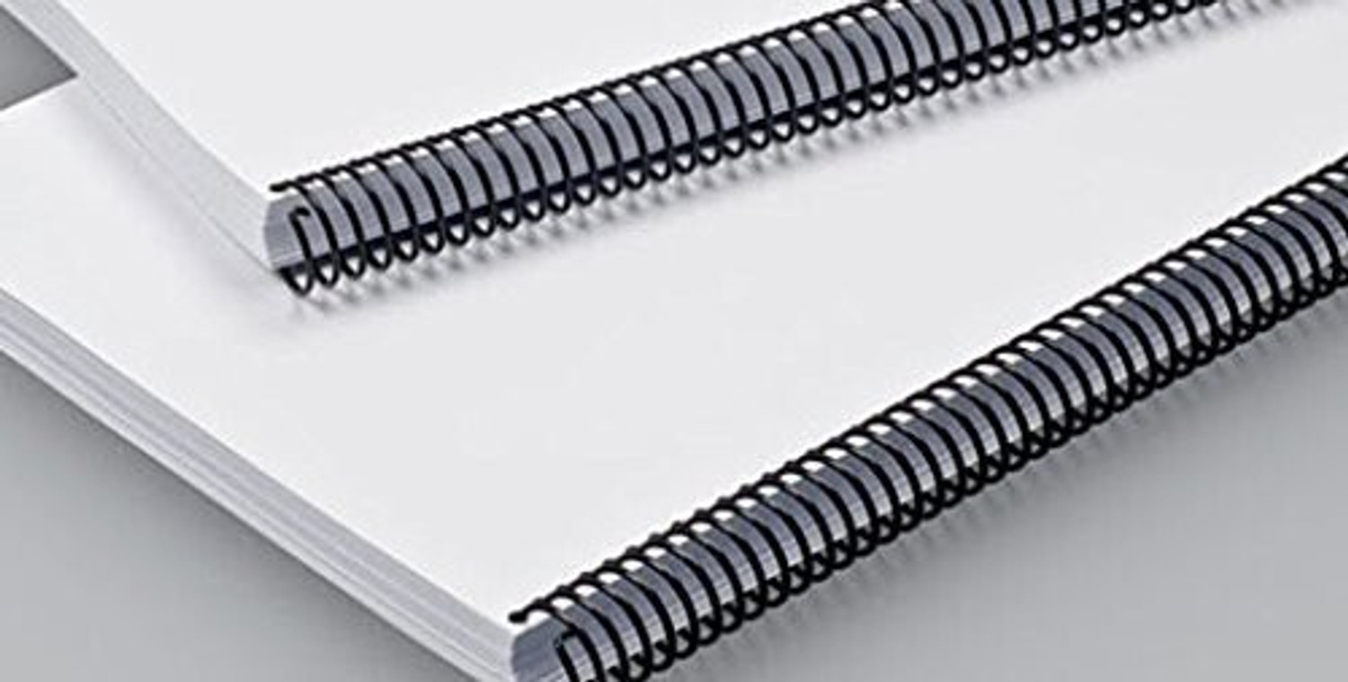 Image of canoff Spiral Binding Ring 20 mm Black (1 Packet) Manual Ring Binder