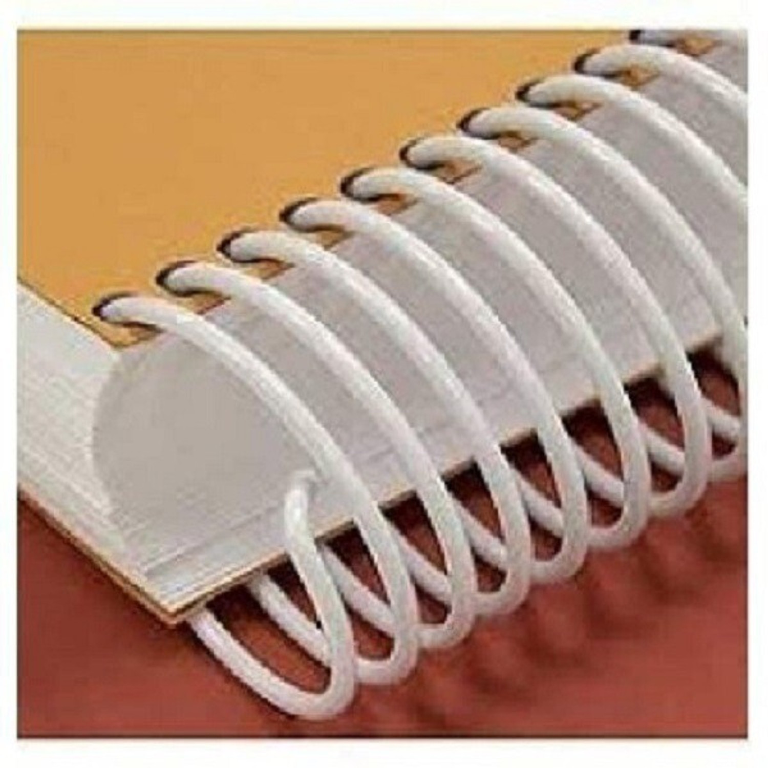 Image of Kosh Spiral Binding Ring White 18 mm (1 Packet) Manual Ring Binder