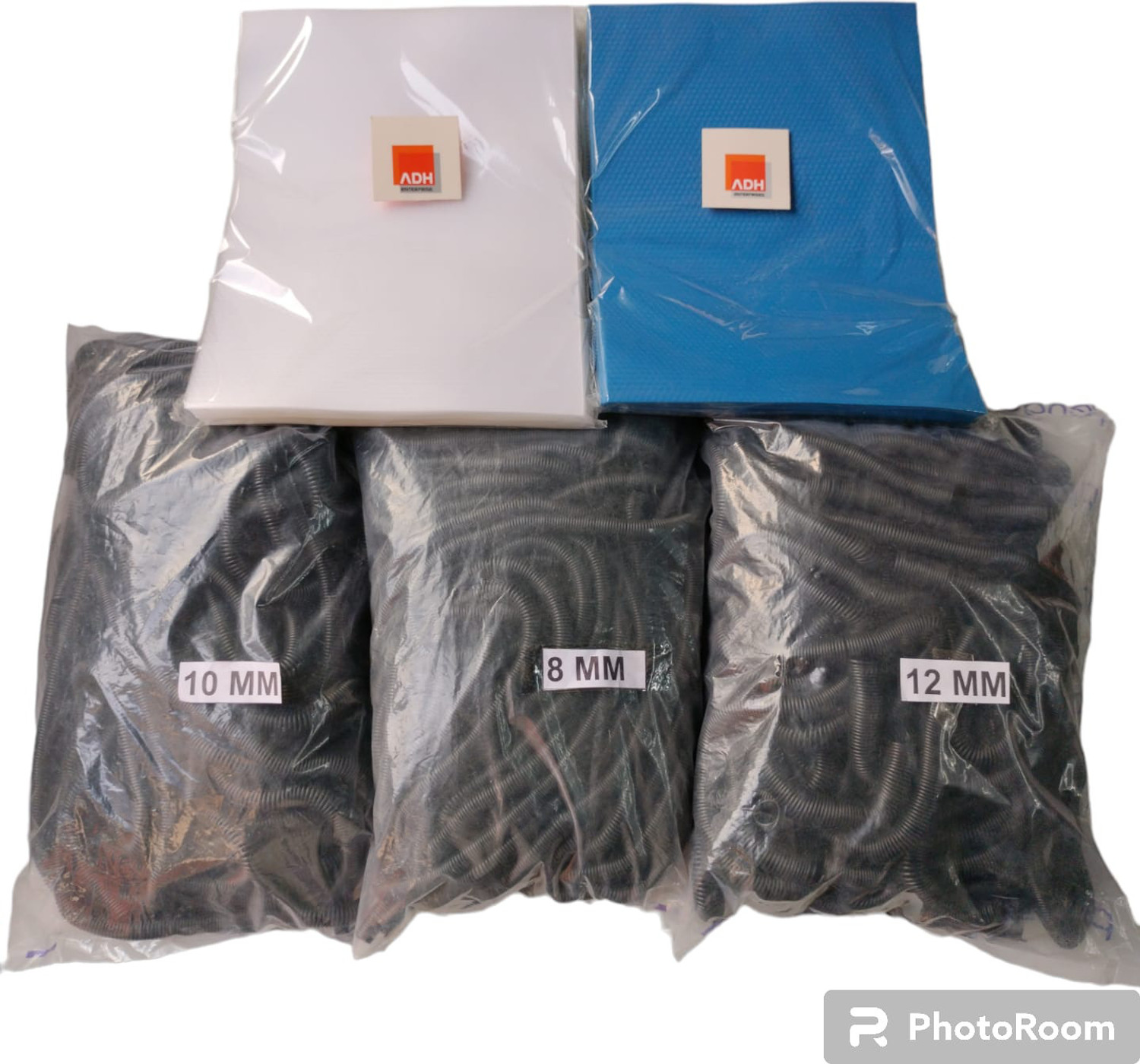 Image of canoff A /4 Spiral Binding Sheet 2 Packet, with 3 Packet Ring Size 8,10,12mm Black Color Manual Ring Binder