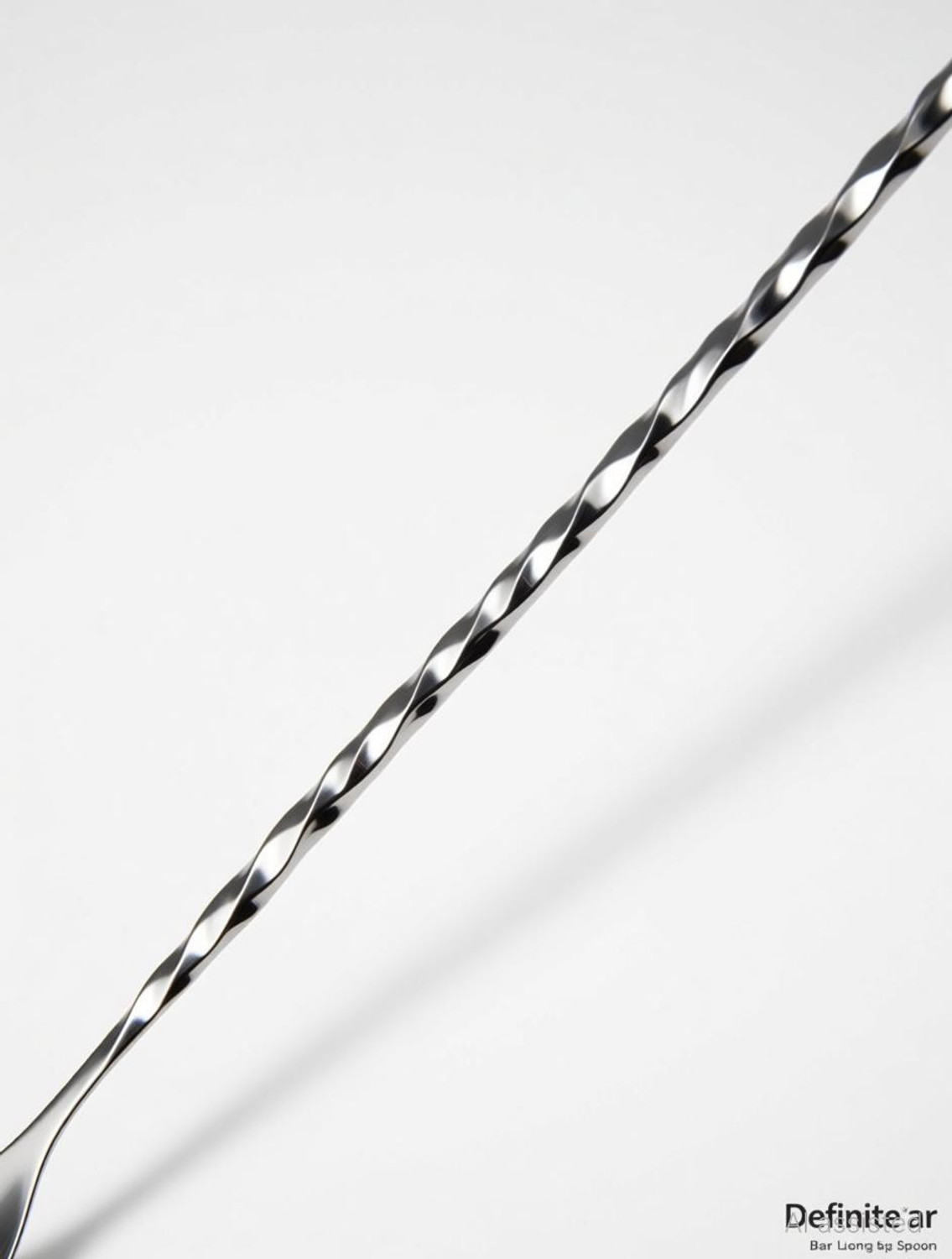 Image of Definite Bar Long Spoon for Mixing Drinks Mocktails Cocktails Bar Restaurants Hotels Home Stainless Steel Table Spoon (Pack of 1)