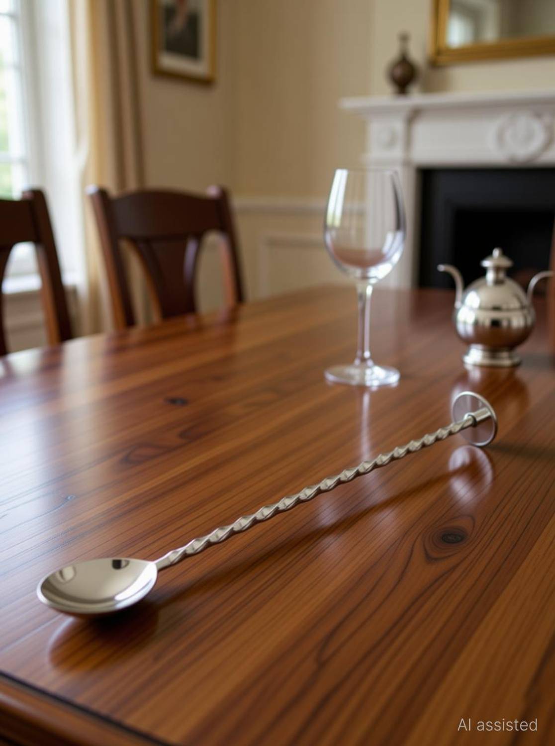 BARDECOR Coin Spoon Stainless Steel Serving Spoon