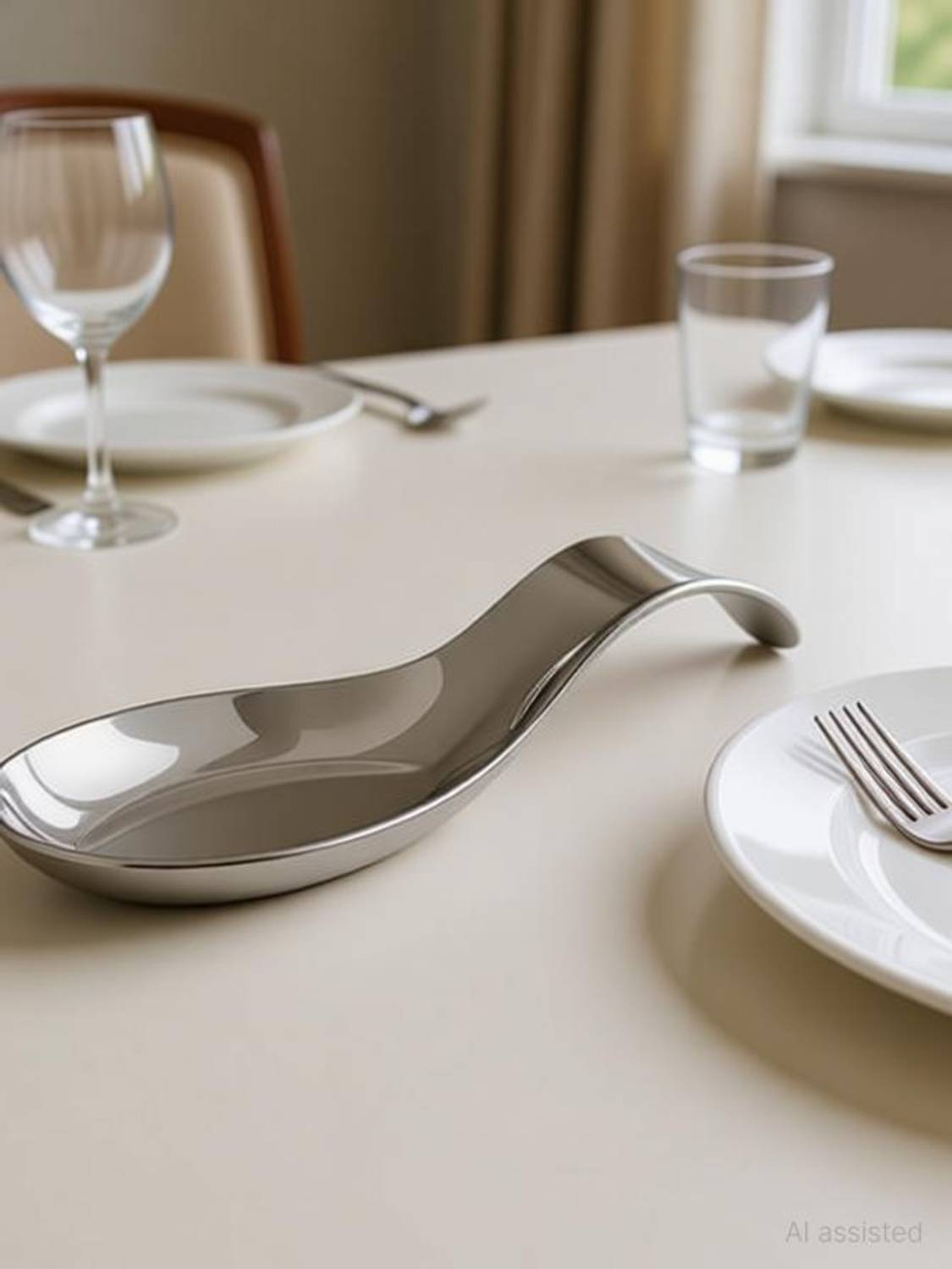ARSCART Rest spoon Stainless Steel Table Spoon Set