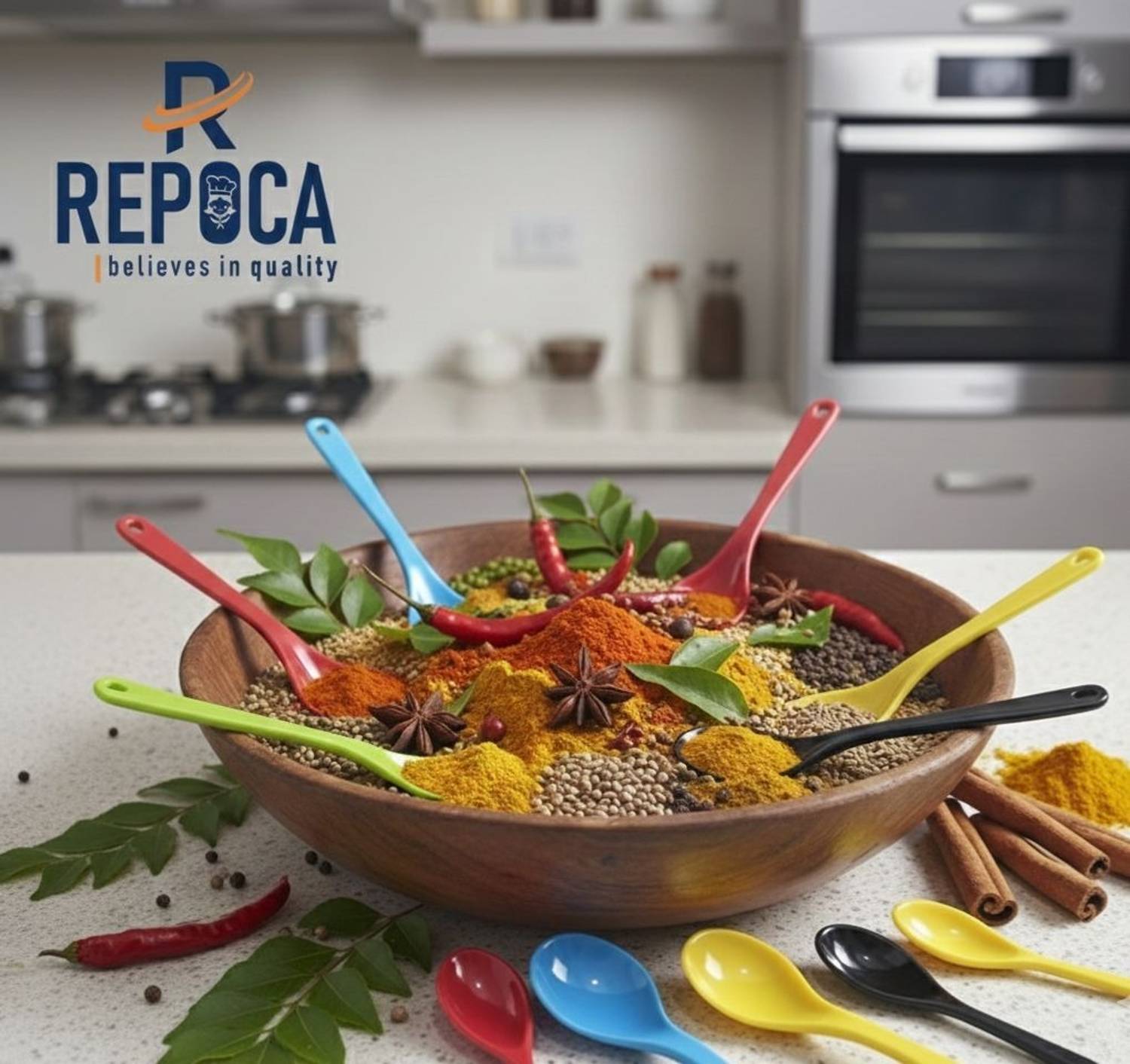 Community Spoon Clockwork ラップコア ミクスチャー Repoca Repoca Masala Big Spoons Set of 10 Disposable Plastic