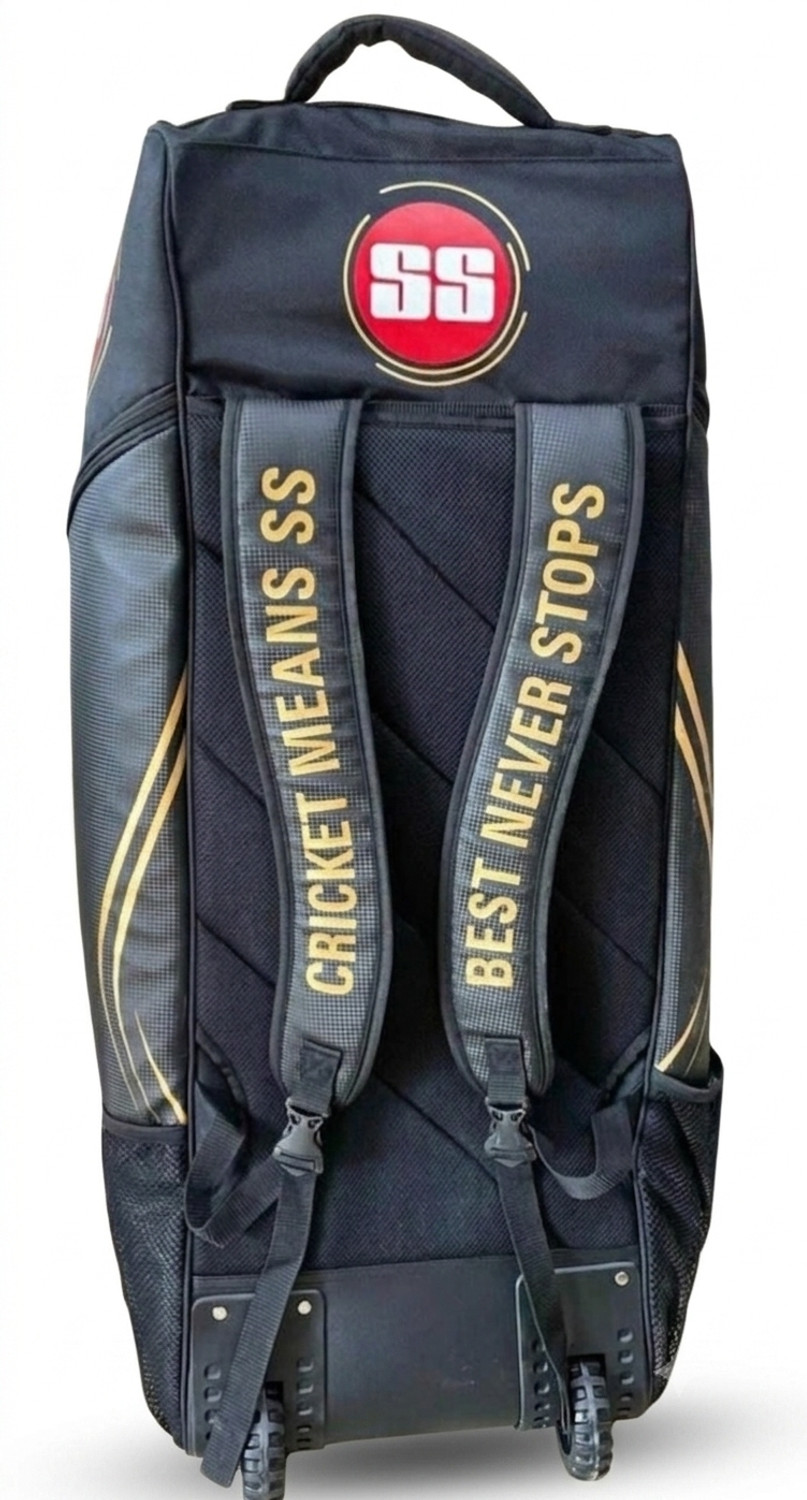 Image of bs sports BS Super Select Duffle Full Size Cricket Kit Bag Black Kit BaG