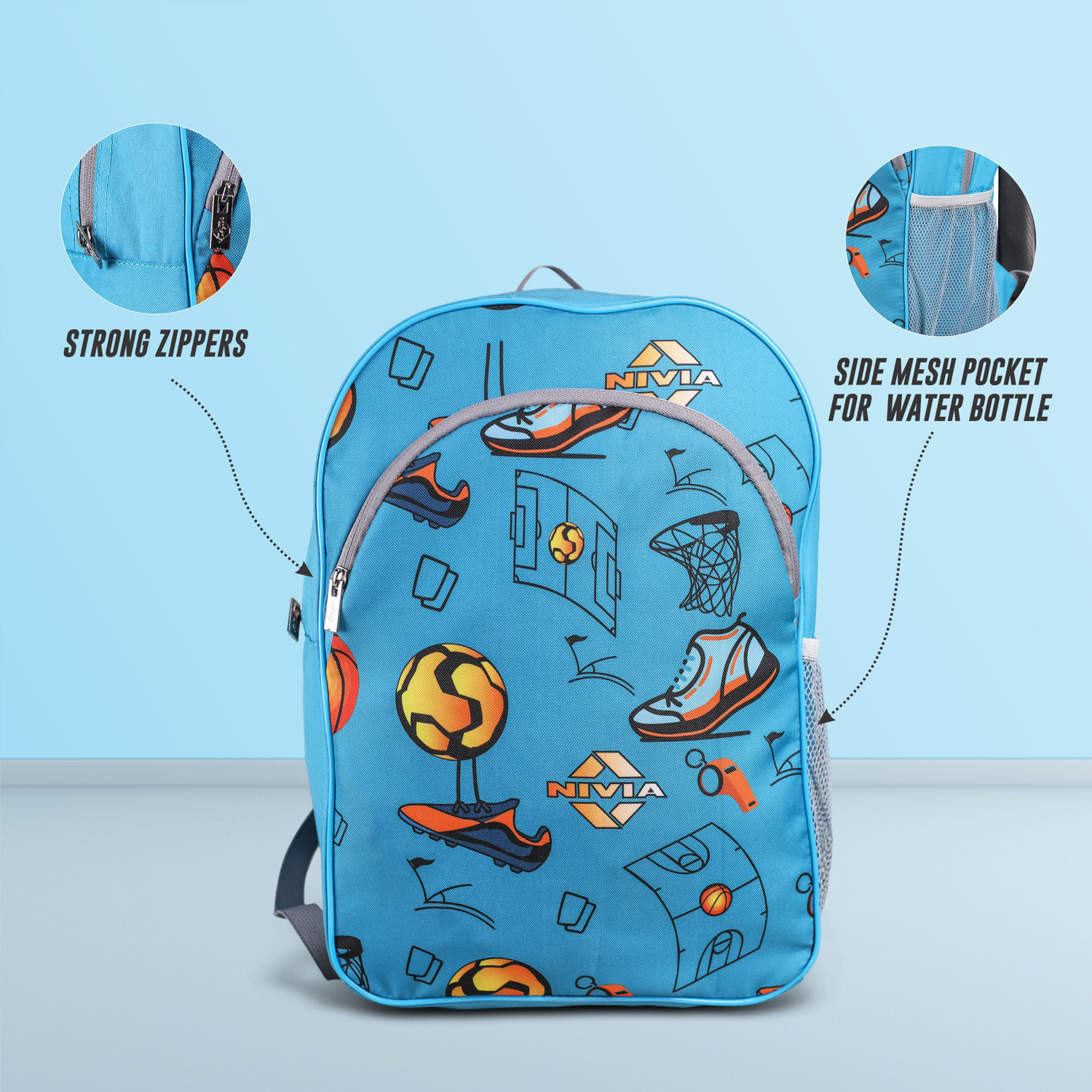 Image of NIVIA Multi-Coloured Backpack