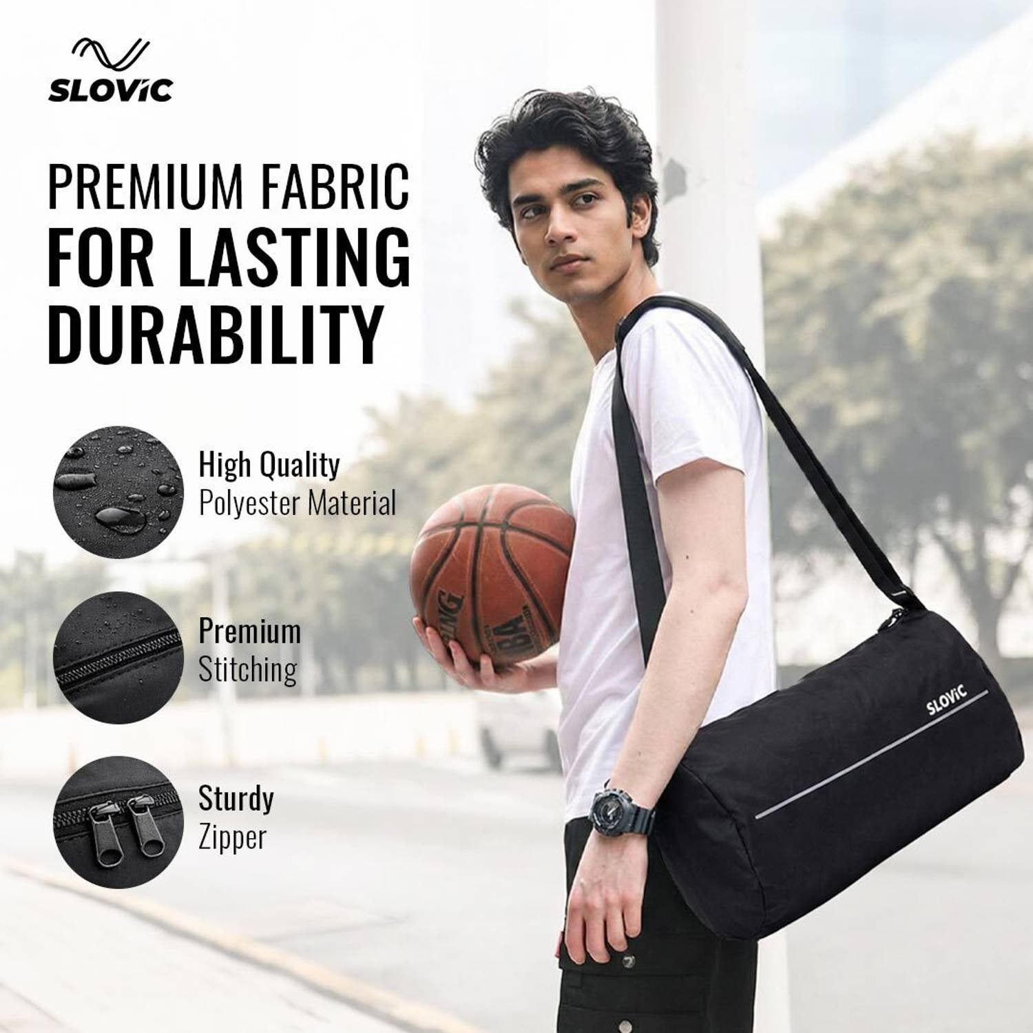 SLOVIC Comfortable & Stylish Gym Bag - Image 4
