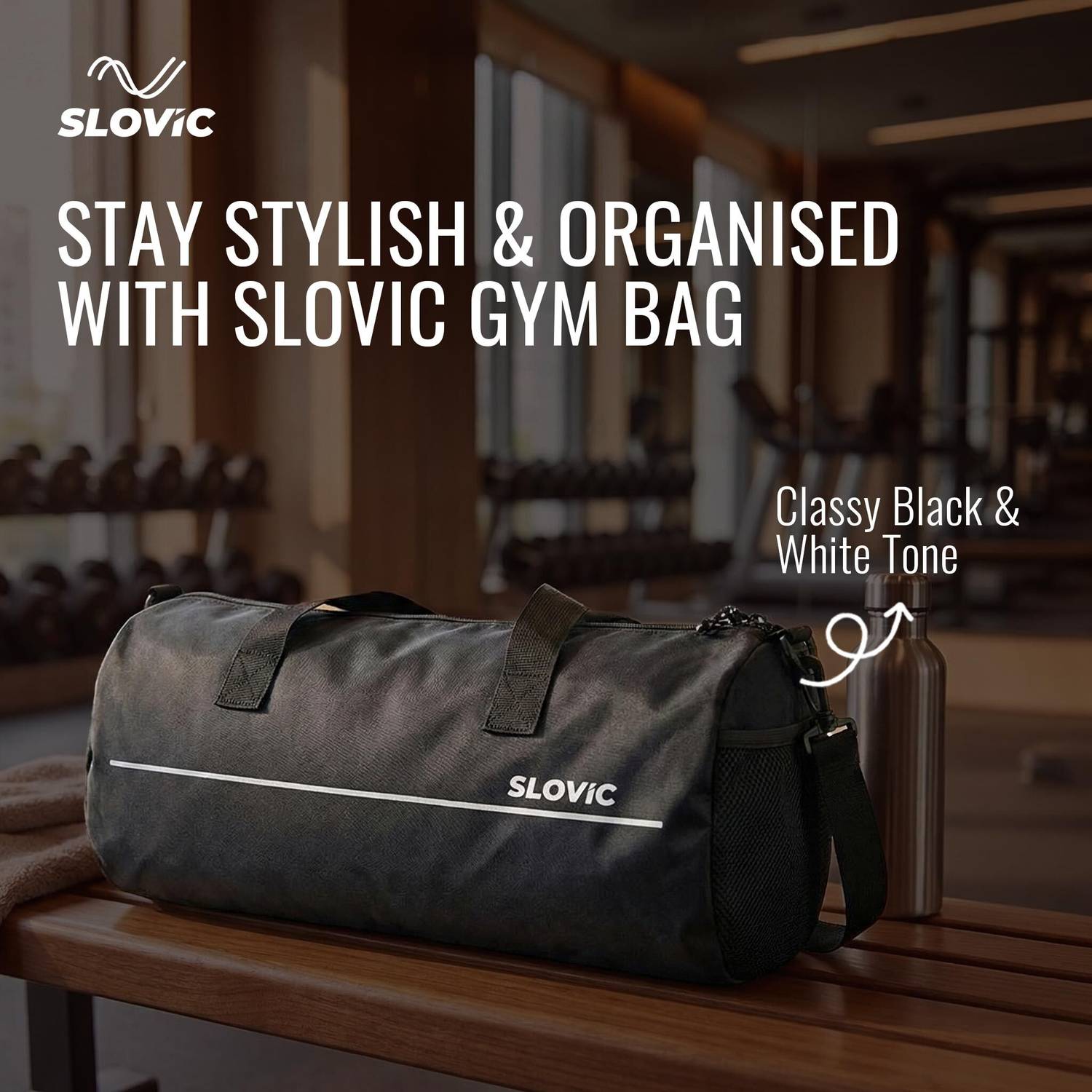 SLOVIC Comfortable & Stylish Gym Bag - Image 2
