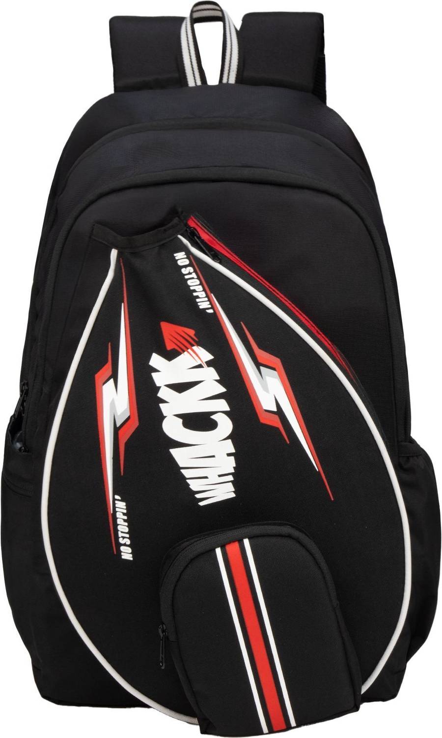 WHACKK DropShot Tennis Badminton (Black, Backpack)