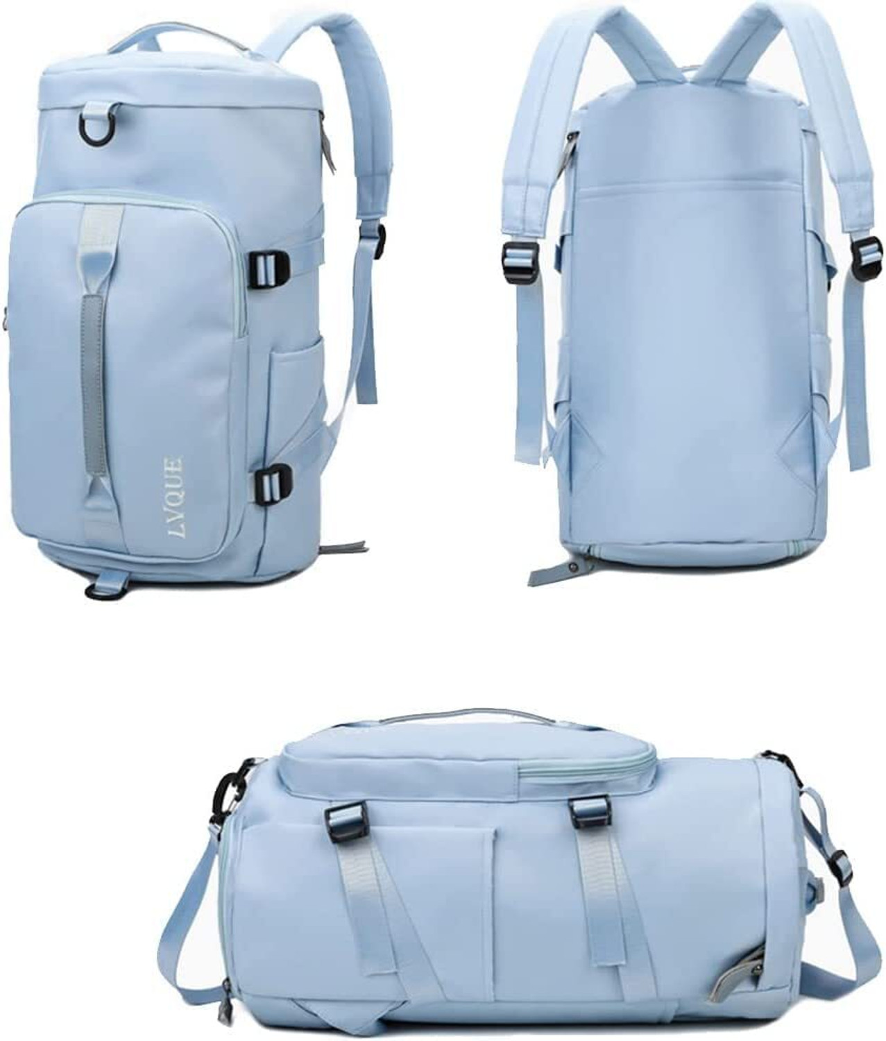 Image of WEIRVI Sports Gym Bag with Wet Pocket & Shoes Compartment Unisex Bag