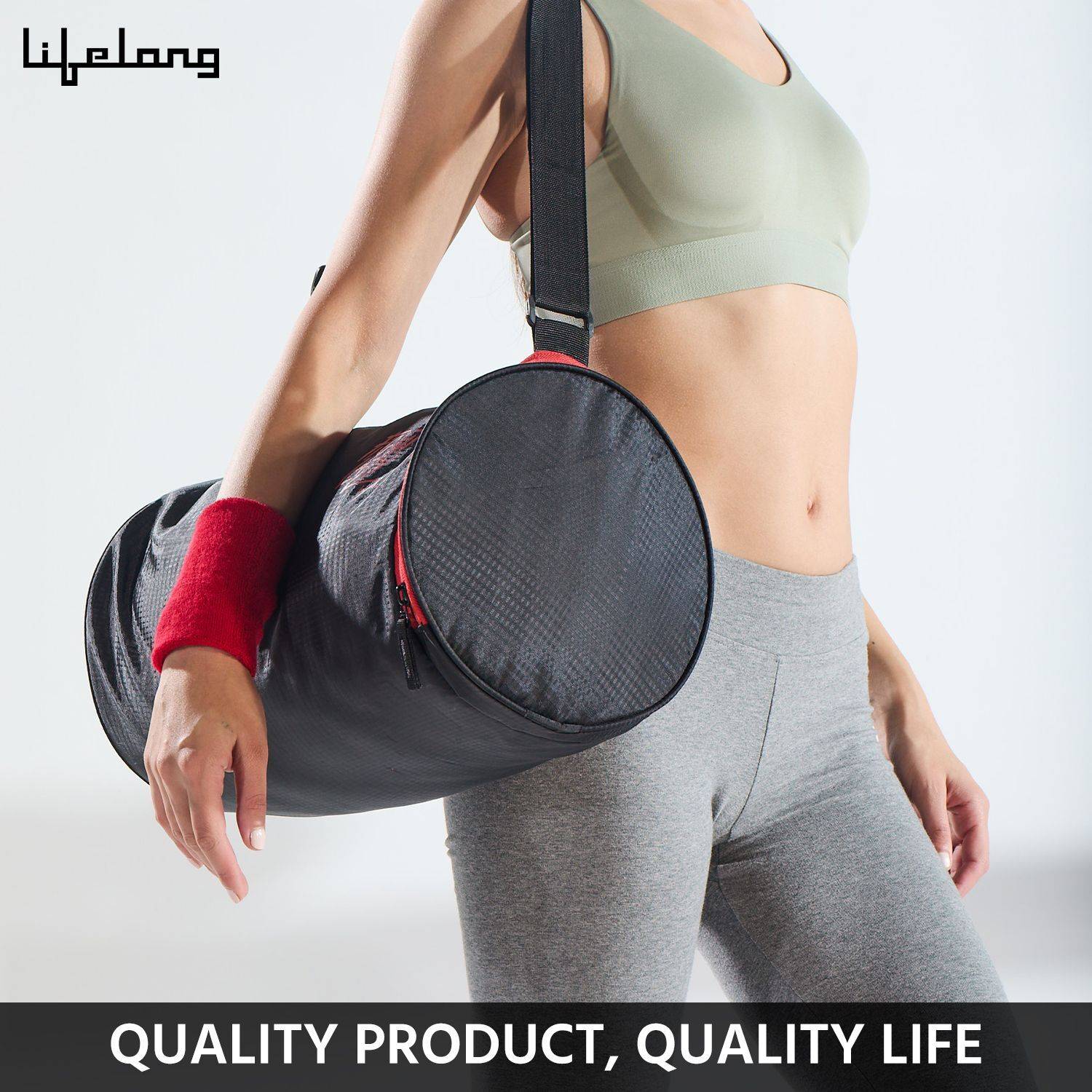 Lifelong LLGB02 Gym Bag|Unisex Bag|Adjustable Shoulder Bag for Me... more