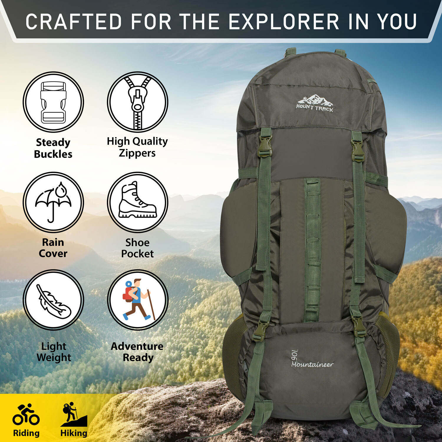 Image of MOUNT TRACK Mountaineer Hiking