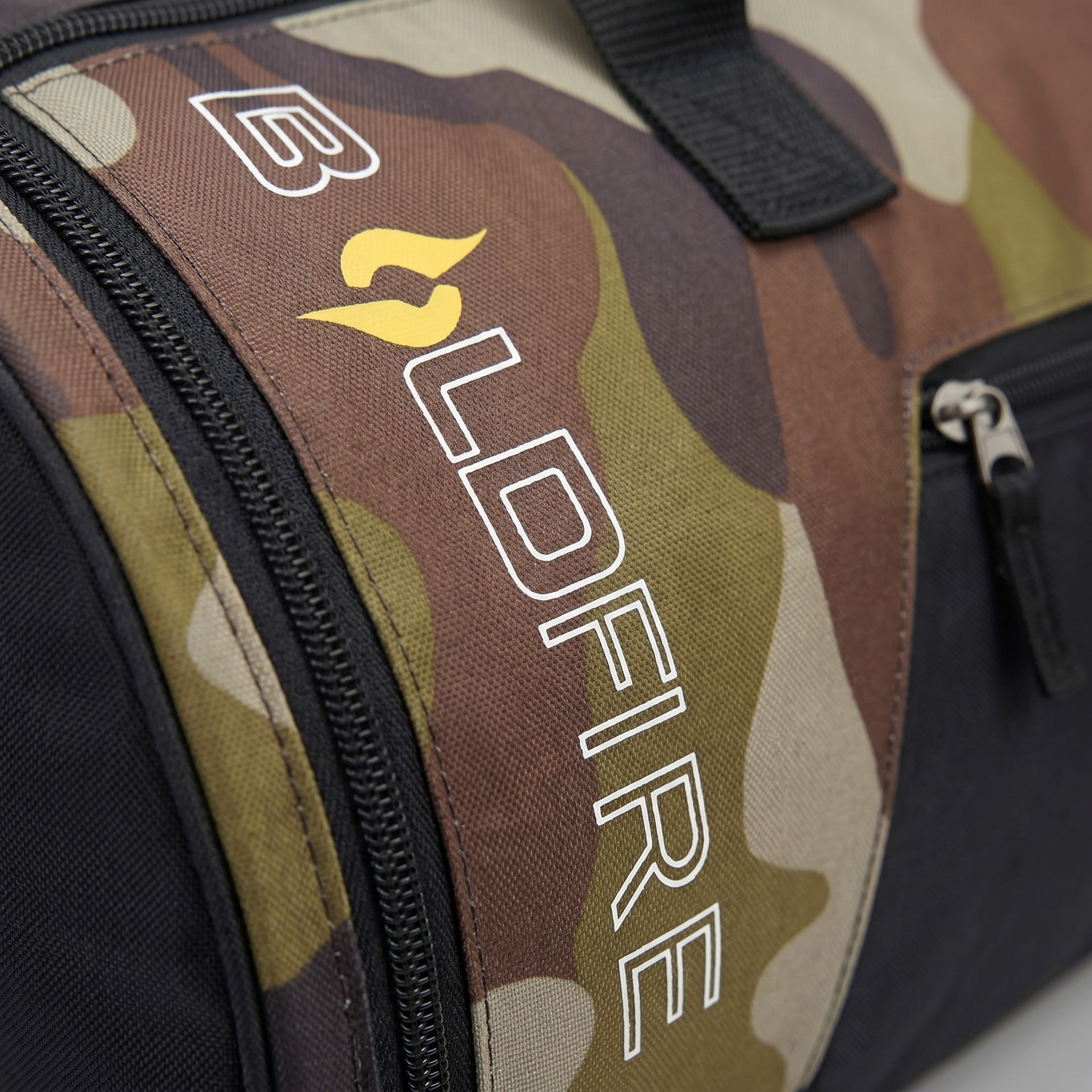 Image of BoldFire Military Camouflage Gym Bag Combo with Premium Gloves, ShakerBottle & WristBands