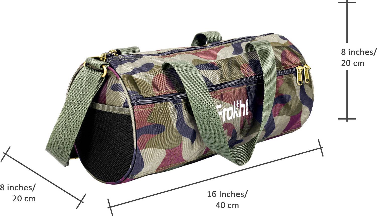 【値下げ】SCULPTOR Teddy Duffle Bag Camo frokht ™ Camouflage 16 inch Sports Duffle Bag For GYM, Dance
