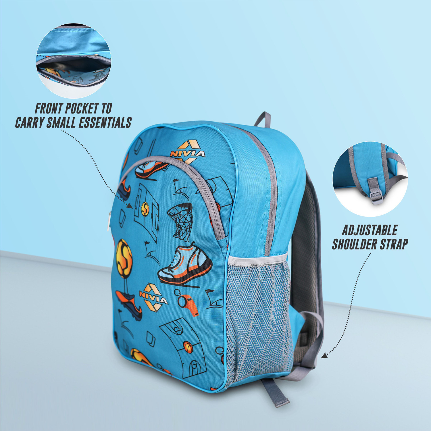 Image of NIVIA Multi-Coloured Backpack