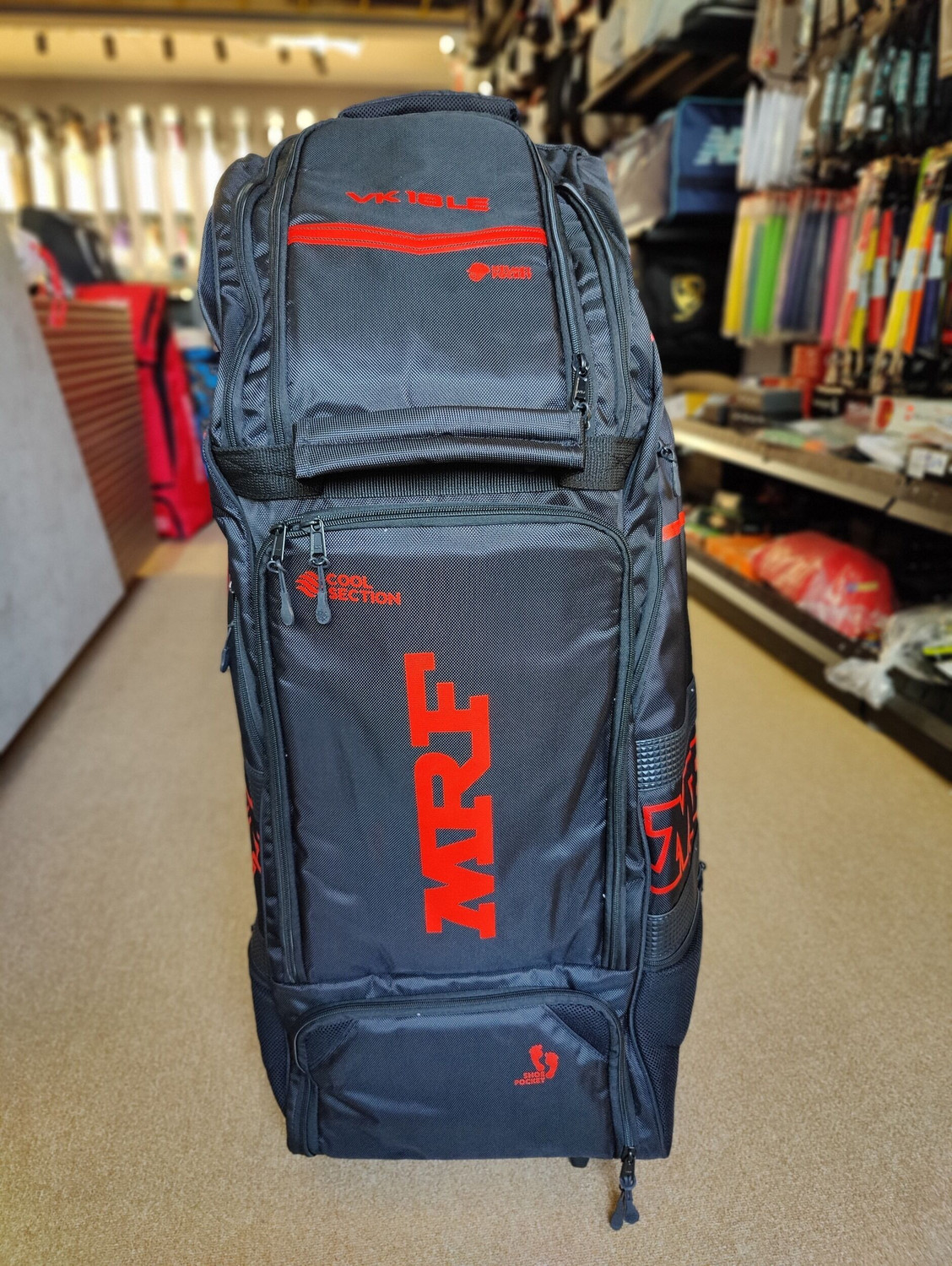 Image of AASHRAy MRF VK 18 LE ( Limited Edition ) Duffle with Wheel Cricket