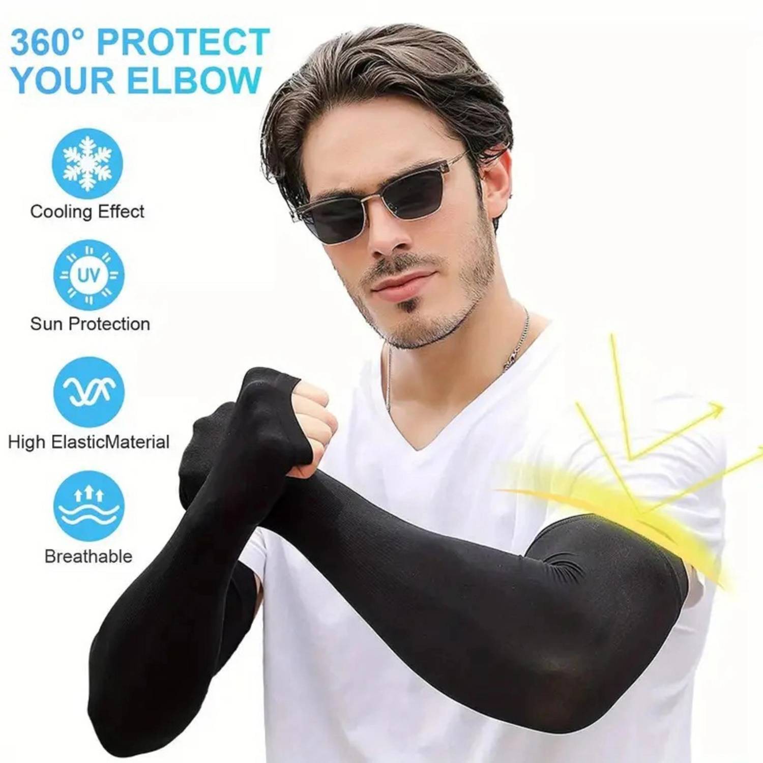 AJROBE Arm Sleeves for Cycling - Image 1