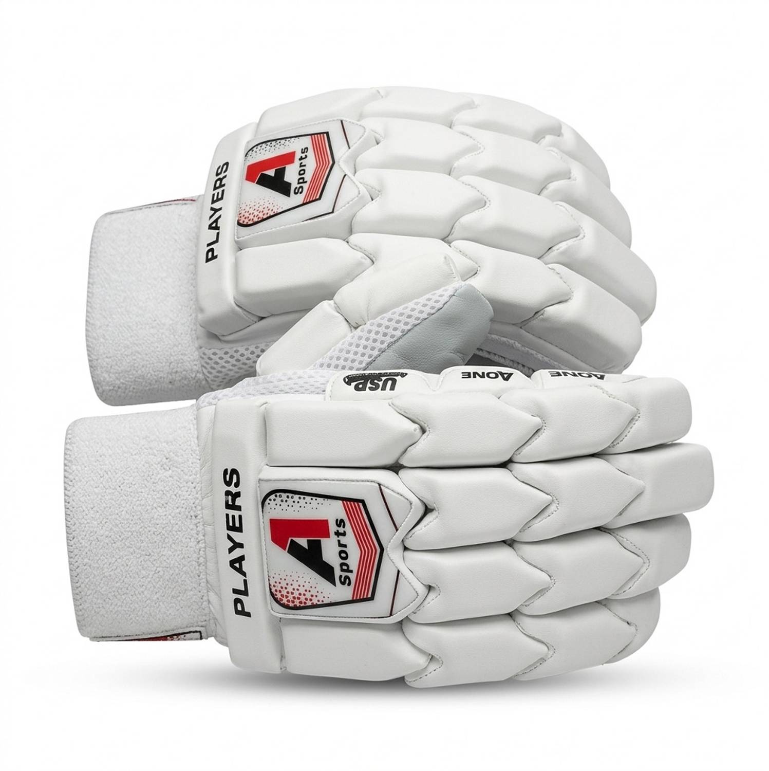 S6 SPORTS Players Batting Gloves White - Image 4