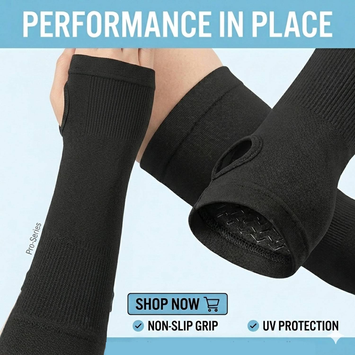 VINAYAK Comfortable Fingerless Arm Sleeves - Image 3