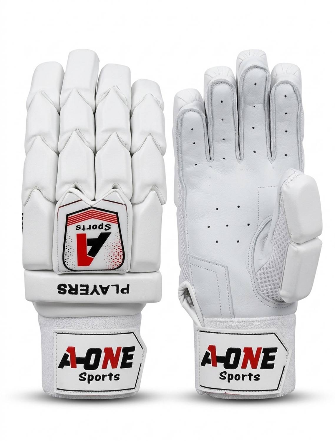 S6 SPORTS Players Batting Gloves White
