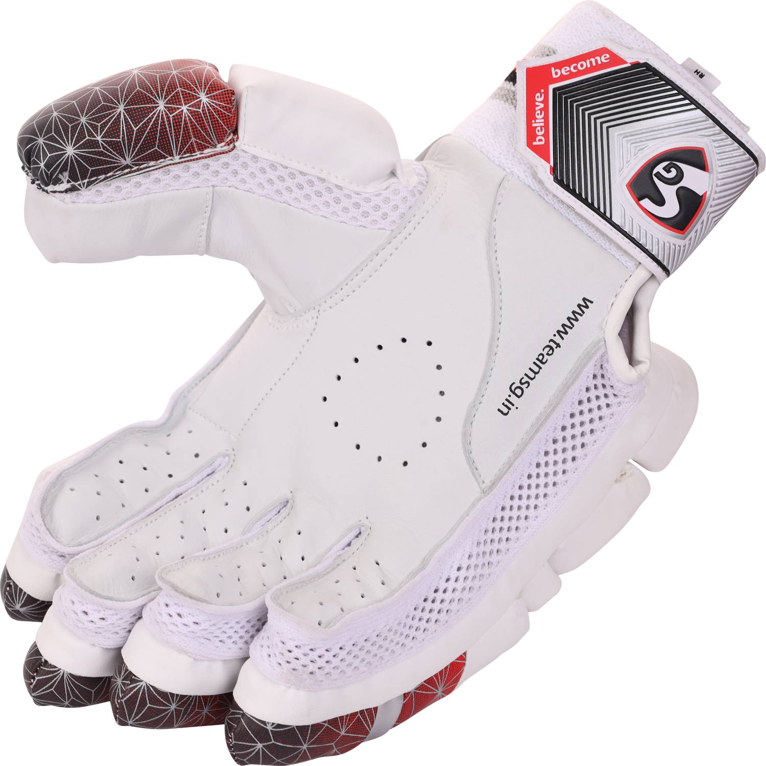 SG PROSOFT RH Batting Gloves Gold - Image 3