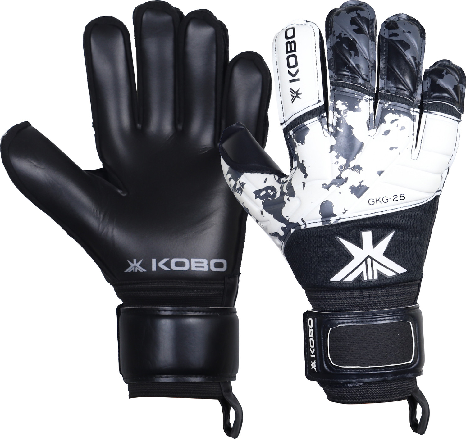 Image of KOBO GKG-28 Football / Soccer Goal Keeper Professional Gloves (Size-6.5) Goalkeeping Gloves
